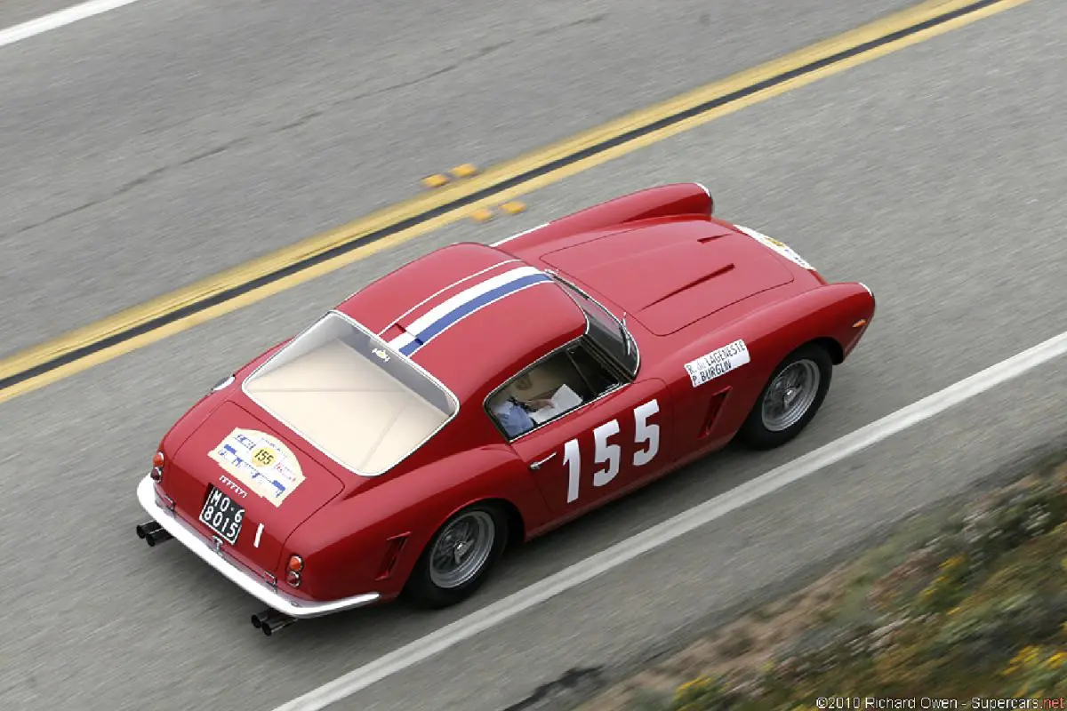 1961 Ferrari 250 GT SWB comp SEFAC ‘Hot rod’- Top view