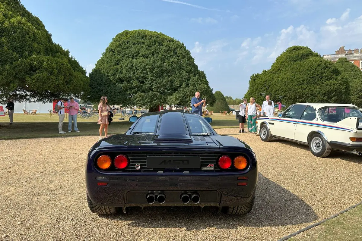 1995 McLaren F1, Rear, Concours of Elegance 2024 at Hampton Court Palace