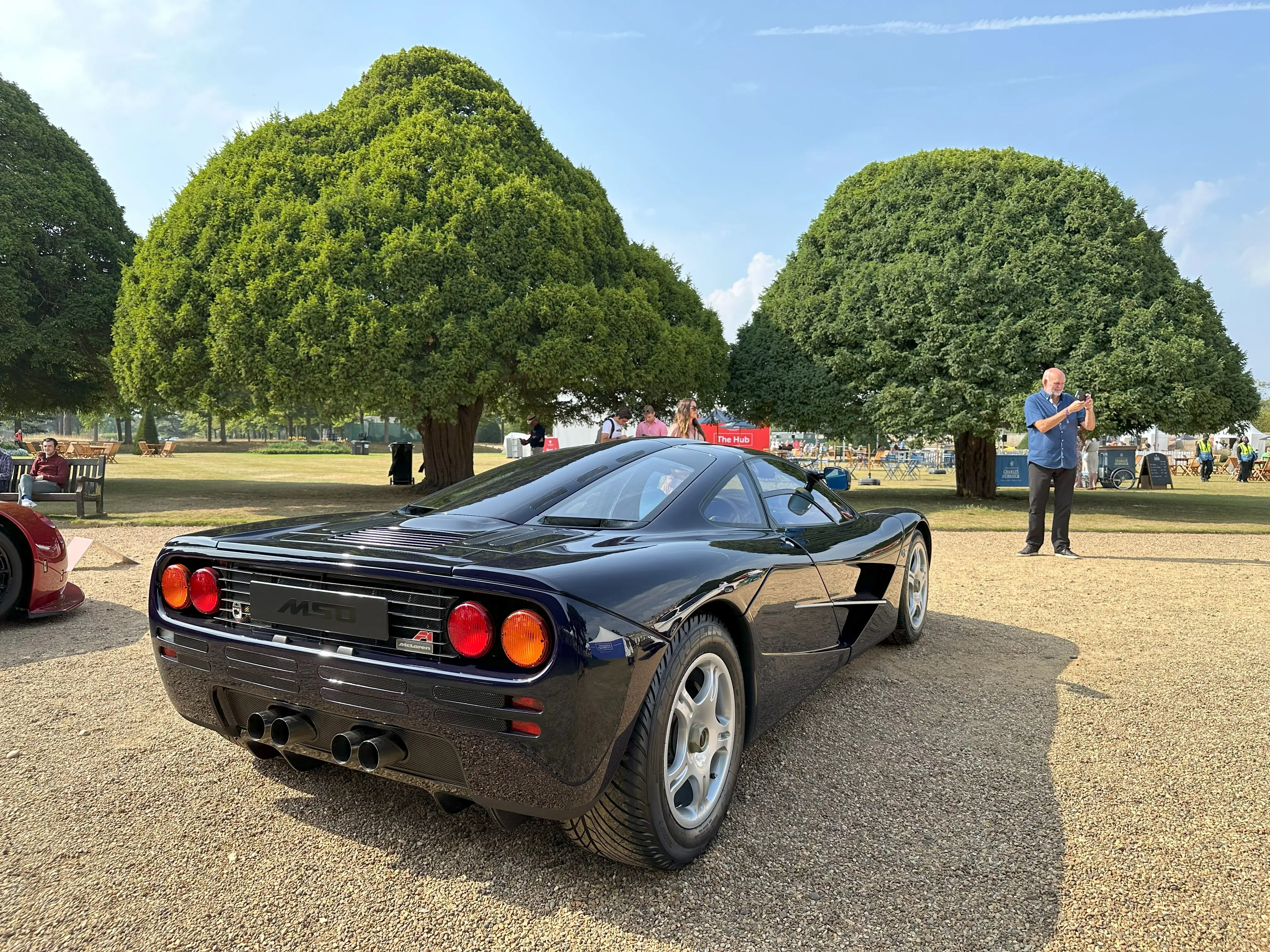 1995 McLaren F1, Rear Right Side, Concours of Elegance 2024 at Hampton Court Palace