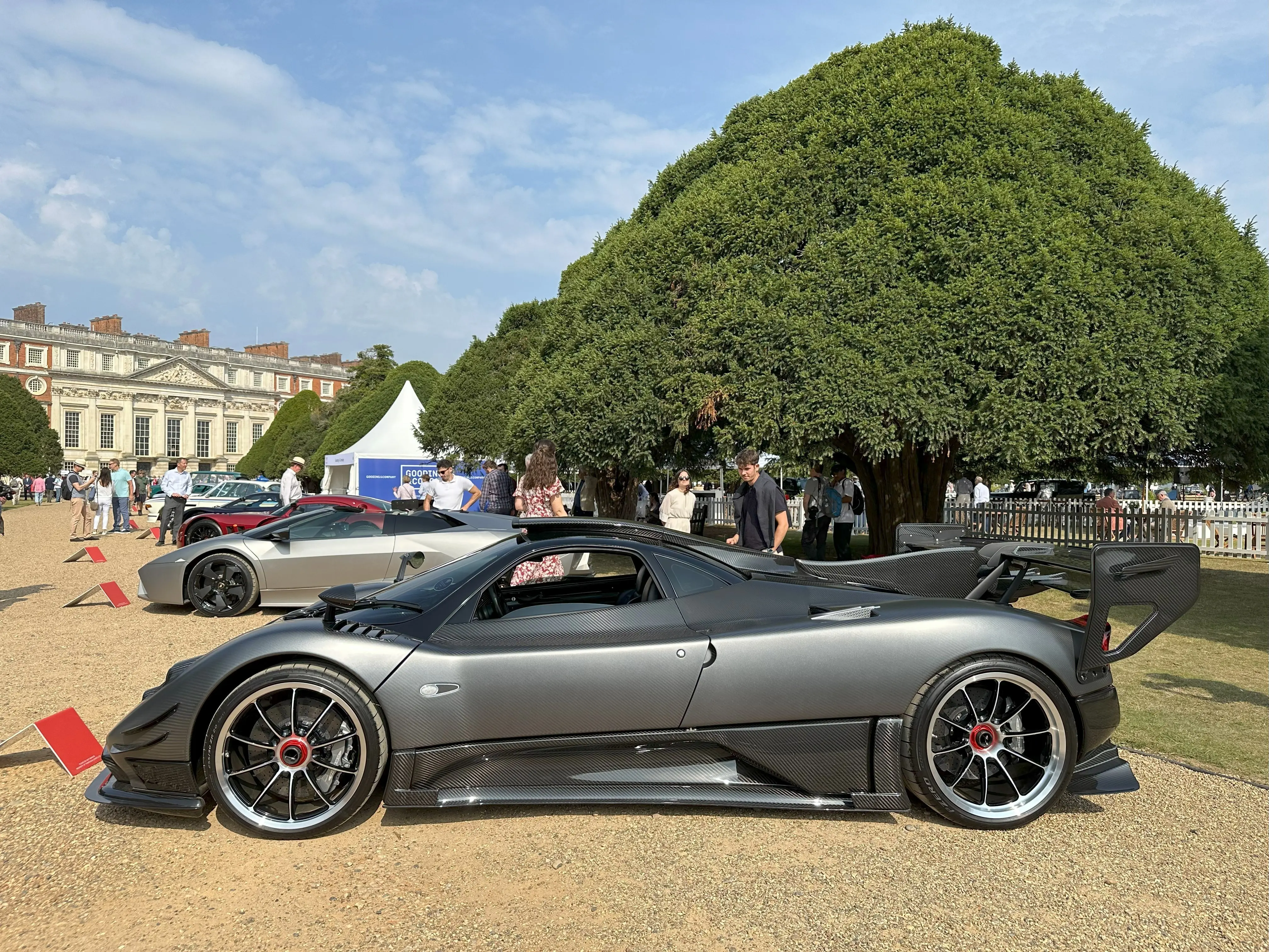 2016 Pagani Zonda Oliver Evolution 'Hermes Edition', left side, featured at the Concours of Elegance 2024.