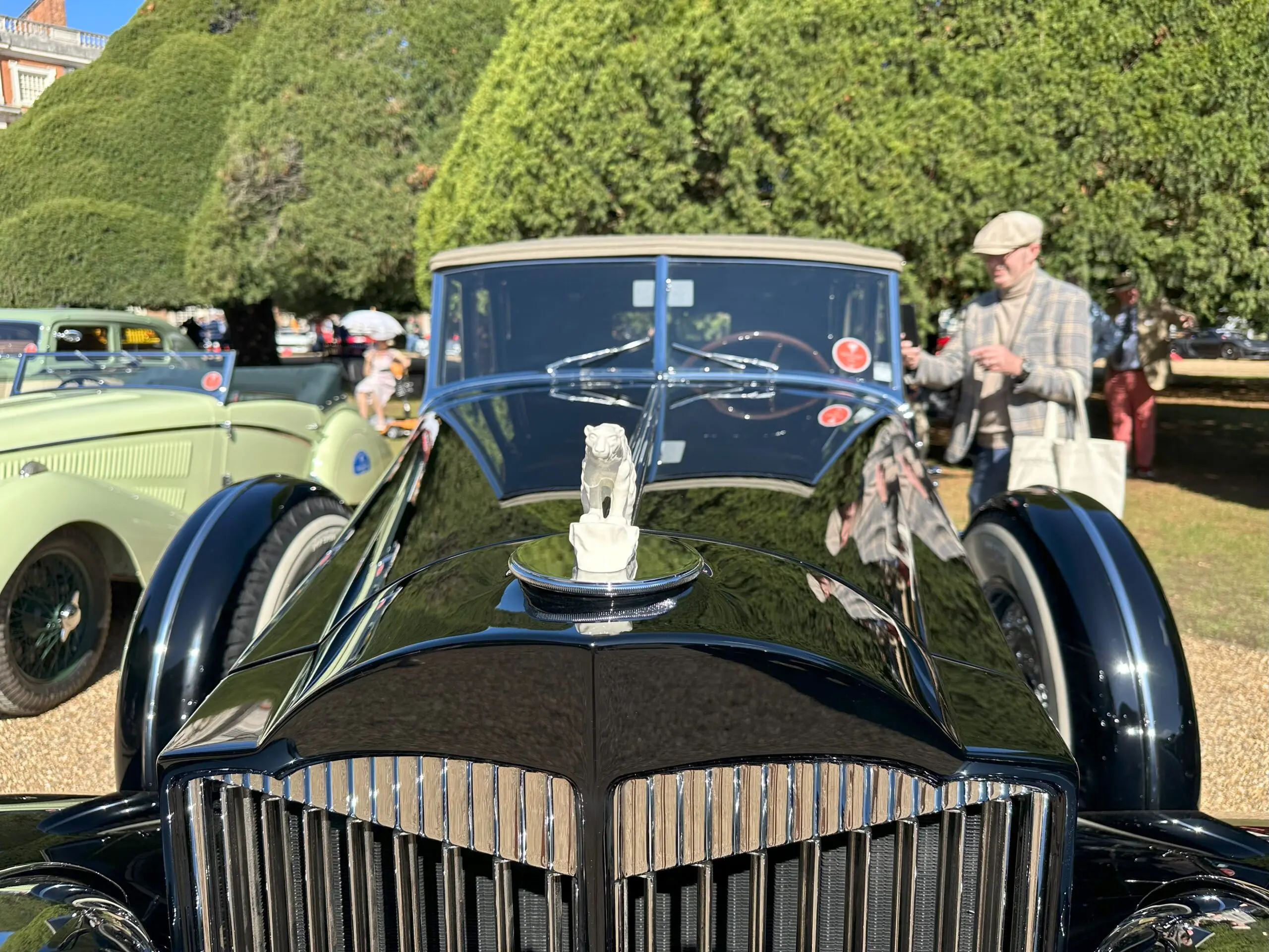 Concours of Elegance 2025 (1934 Packard 1108 Twelve Convertible Sedan by Dietrich - Polar Bear)