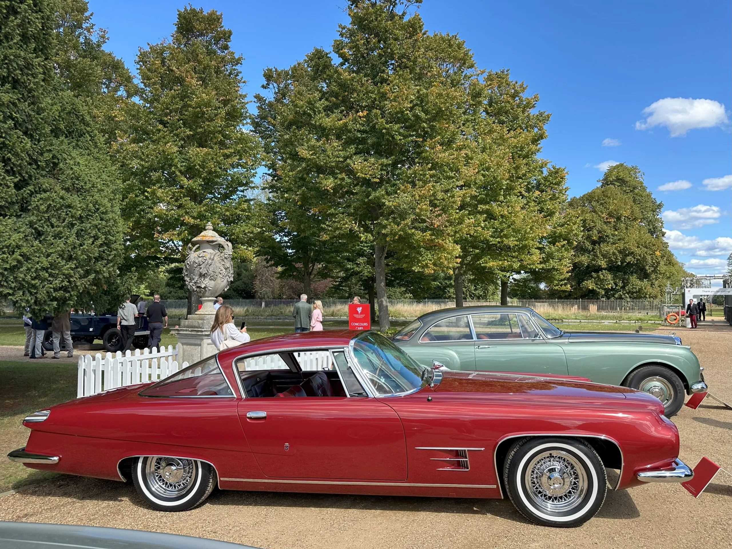 Concours of Elegance 2025 (1961 Ghia L 6.4 Coupe - side view)