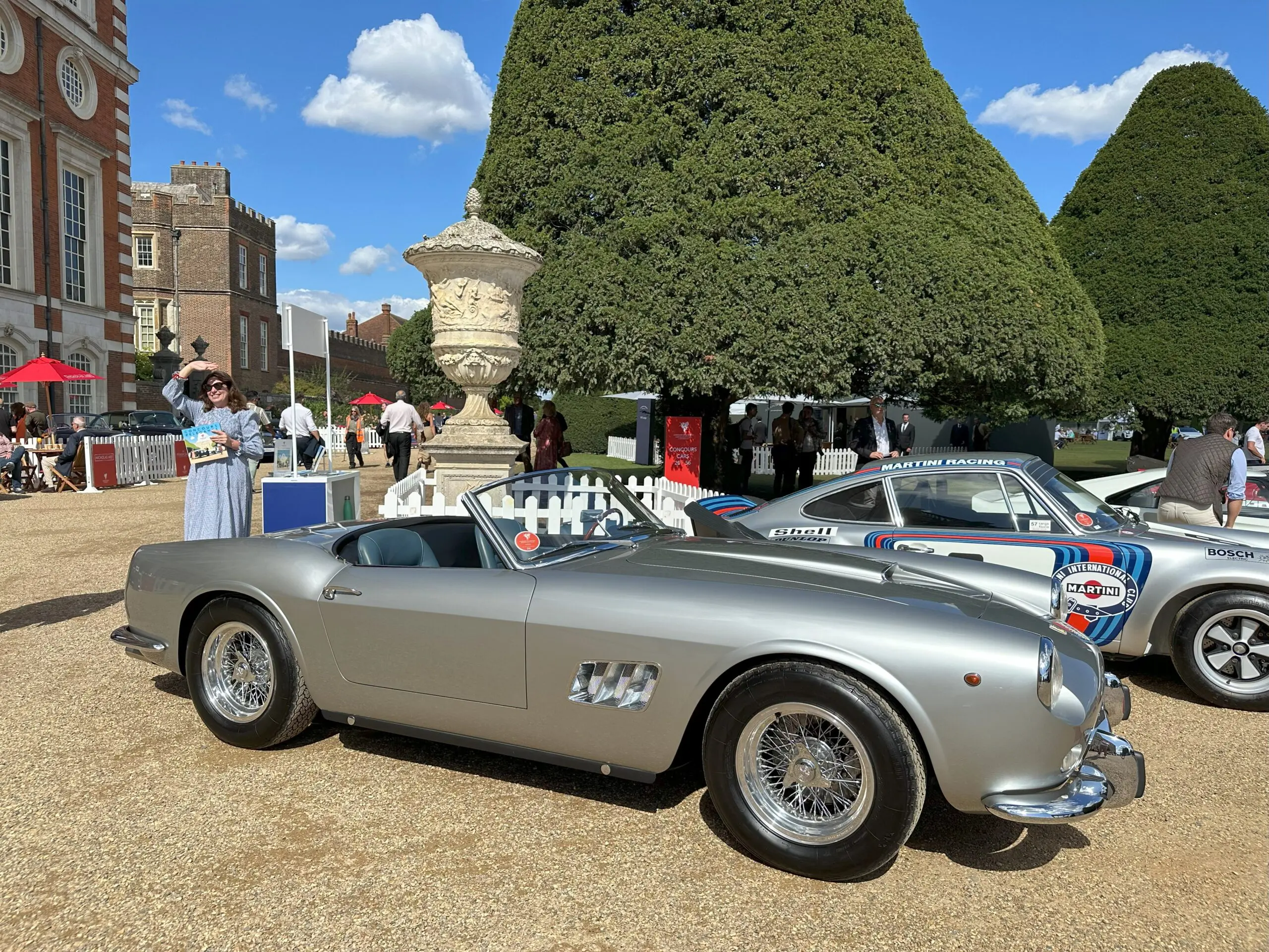 Concours of Elegance 2025 (1962 Ferrari 250 GT California Spyder - front side view)