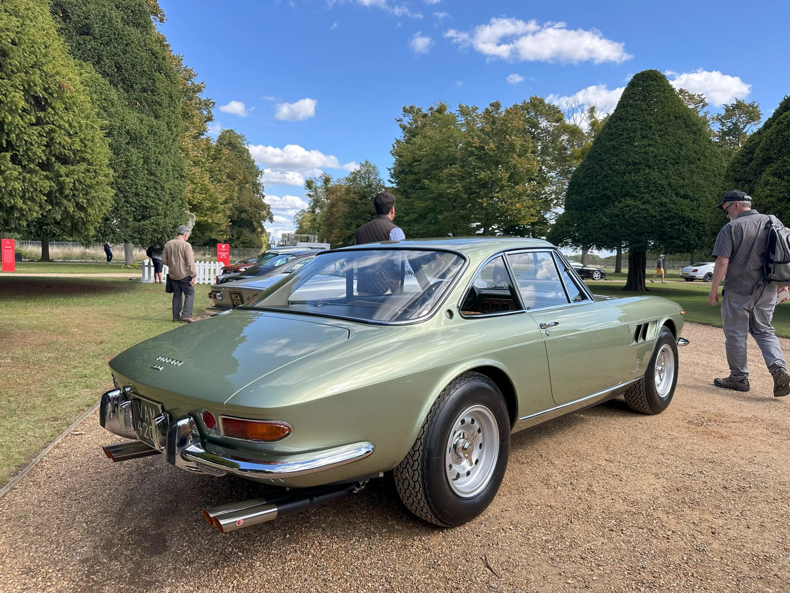 Concours of Elegance 2025 (1966 Ferrari 330 GTC - rear side view)