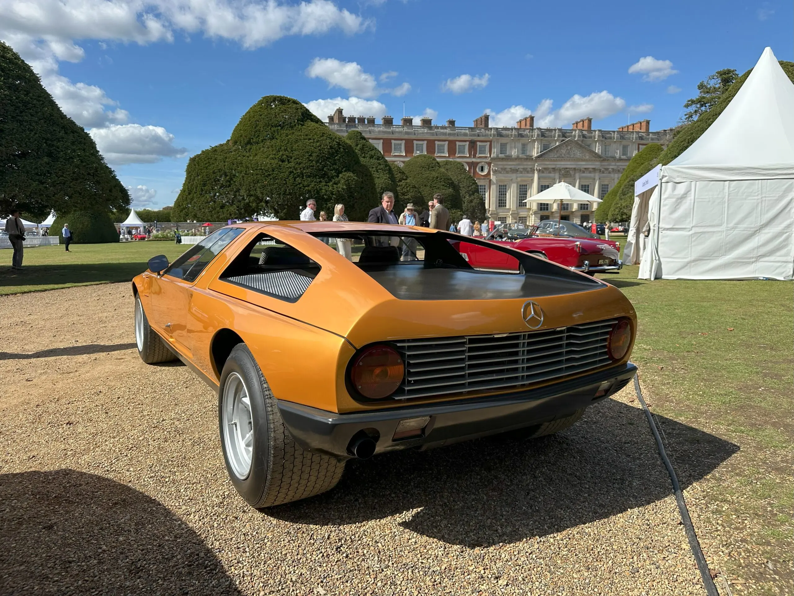 Concours of Elegance 2025 (1970 Mercedes-Benz C 111-II - rear side view)