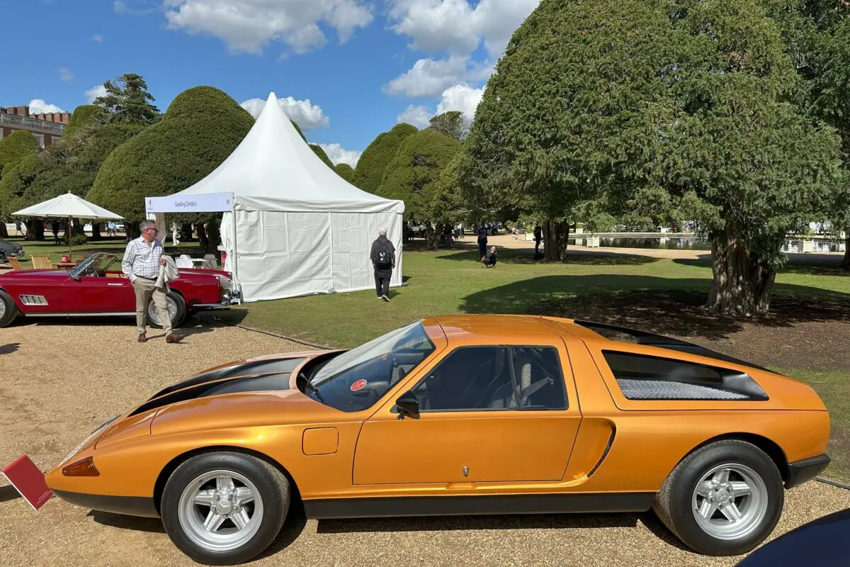 Concours of Elegance 2025 (1970 Mercedes-Benz C 111-II - rear side view)