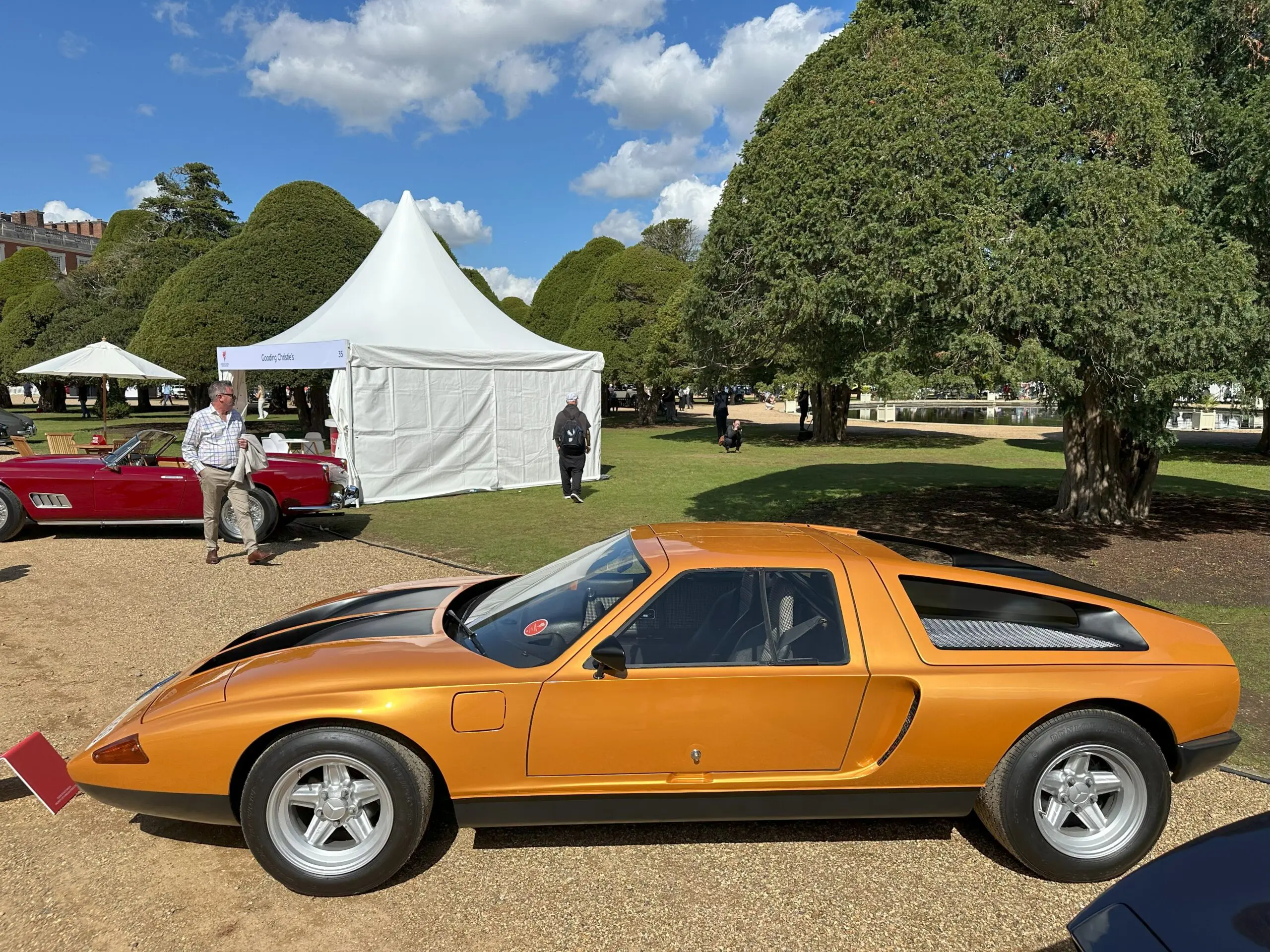 Concours of Elegance 2025 (1970 Mercedes-Benz C 111-II - rear side view)