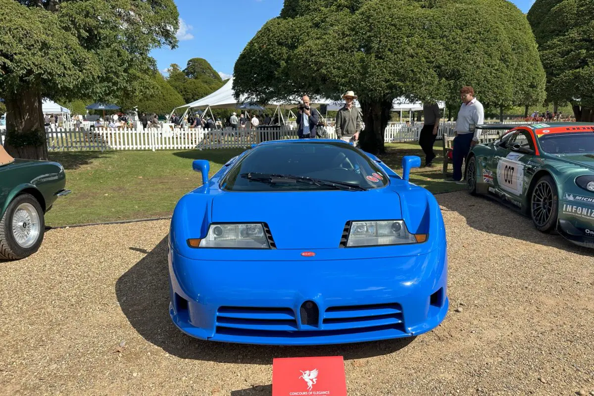 Concours of Elegance 2025 (1994 Bugatti EB110 America - front view)