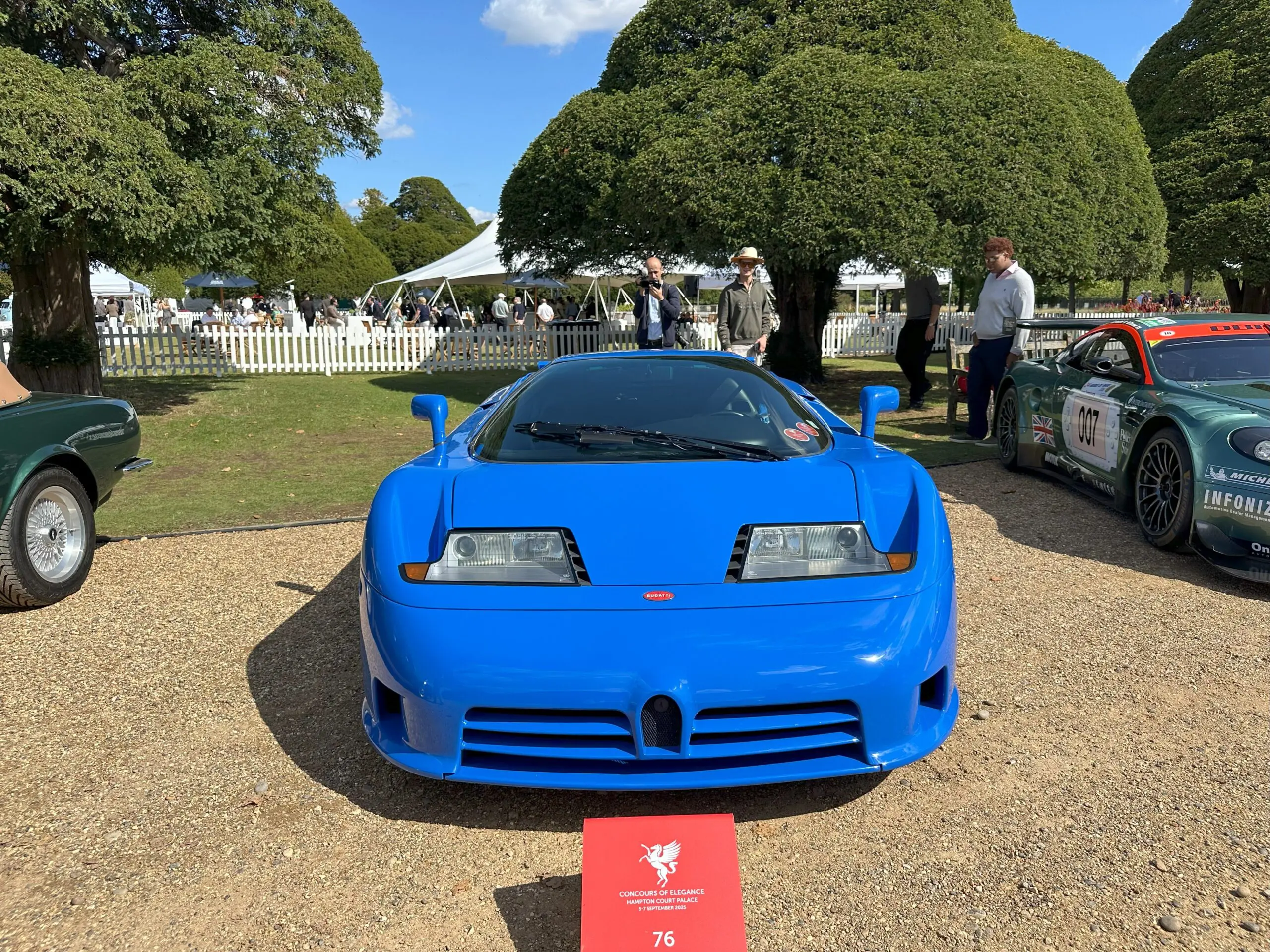 Concours of Elegance 2025 (1994 Bugatti EB110 America - front view)
