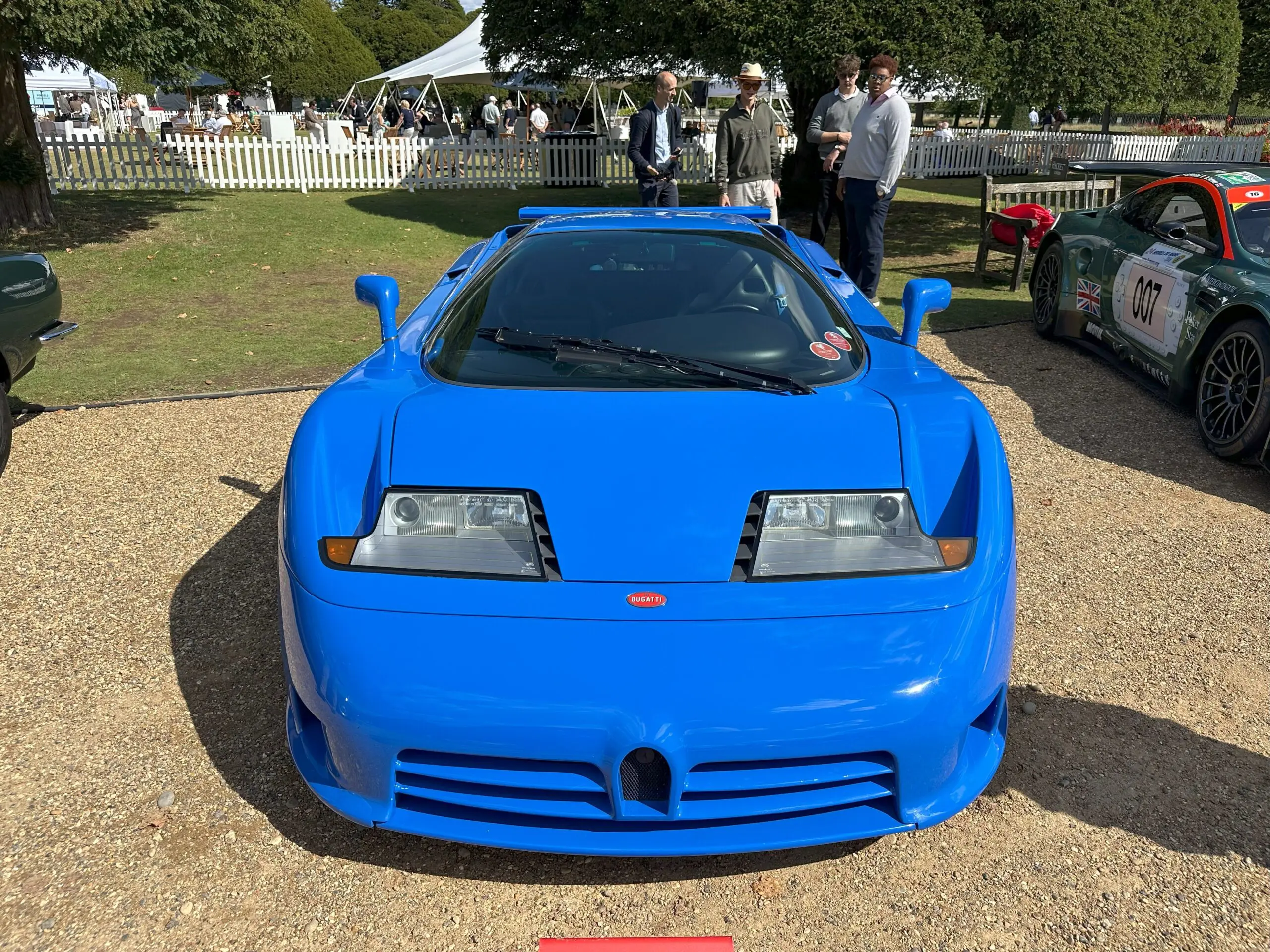 Concours of Elegance 2025 (1994 Bugatti EB110 America - high front view)