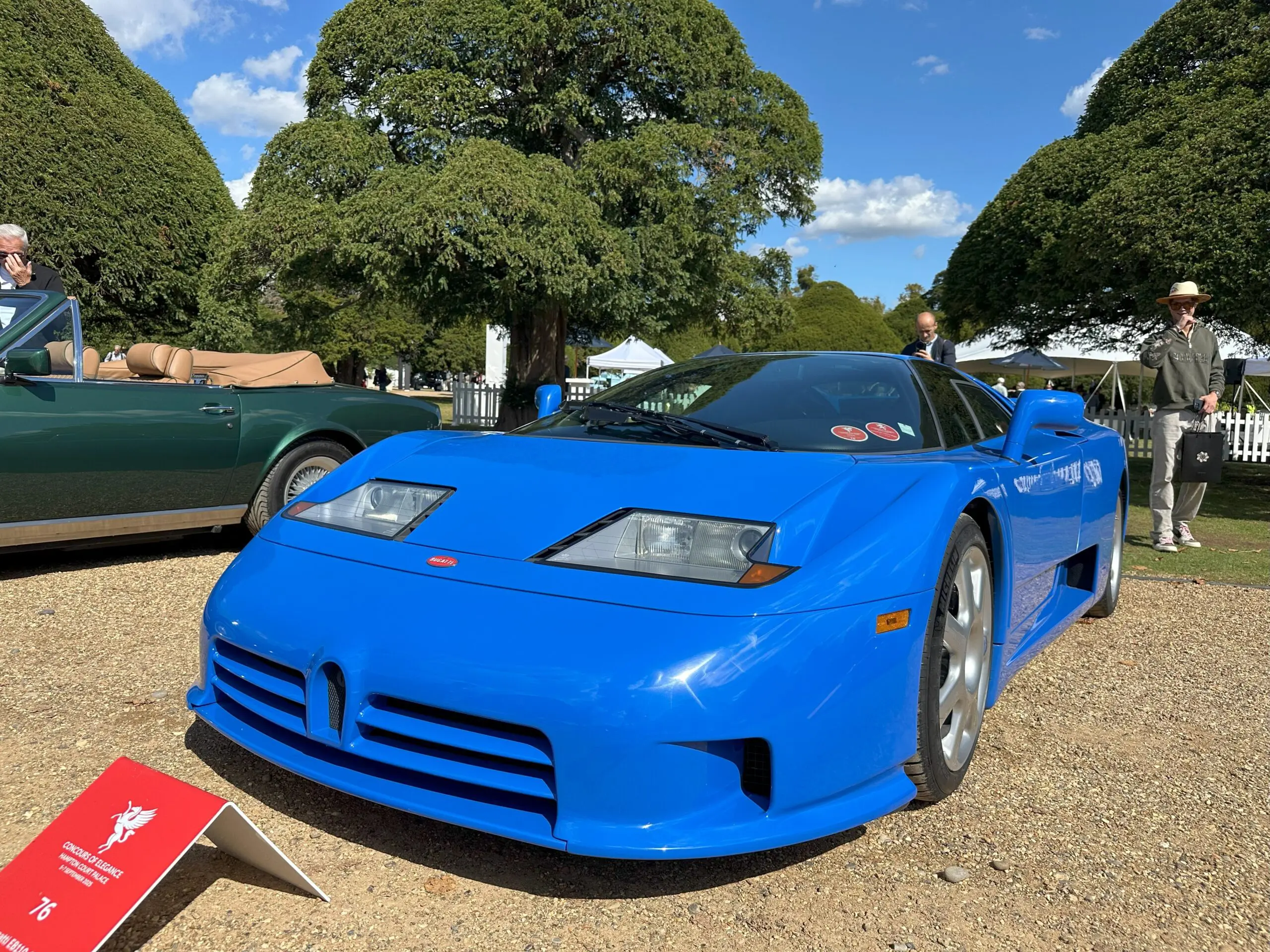 Concours of Elegance 2025 (1994 Bugatti EB110 America - low front side view)
