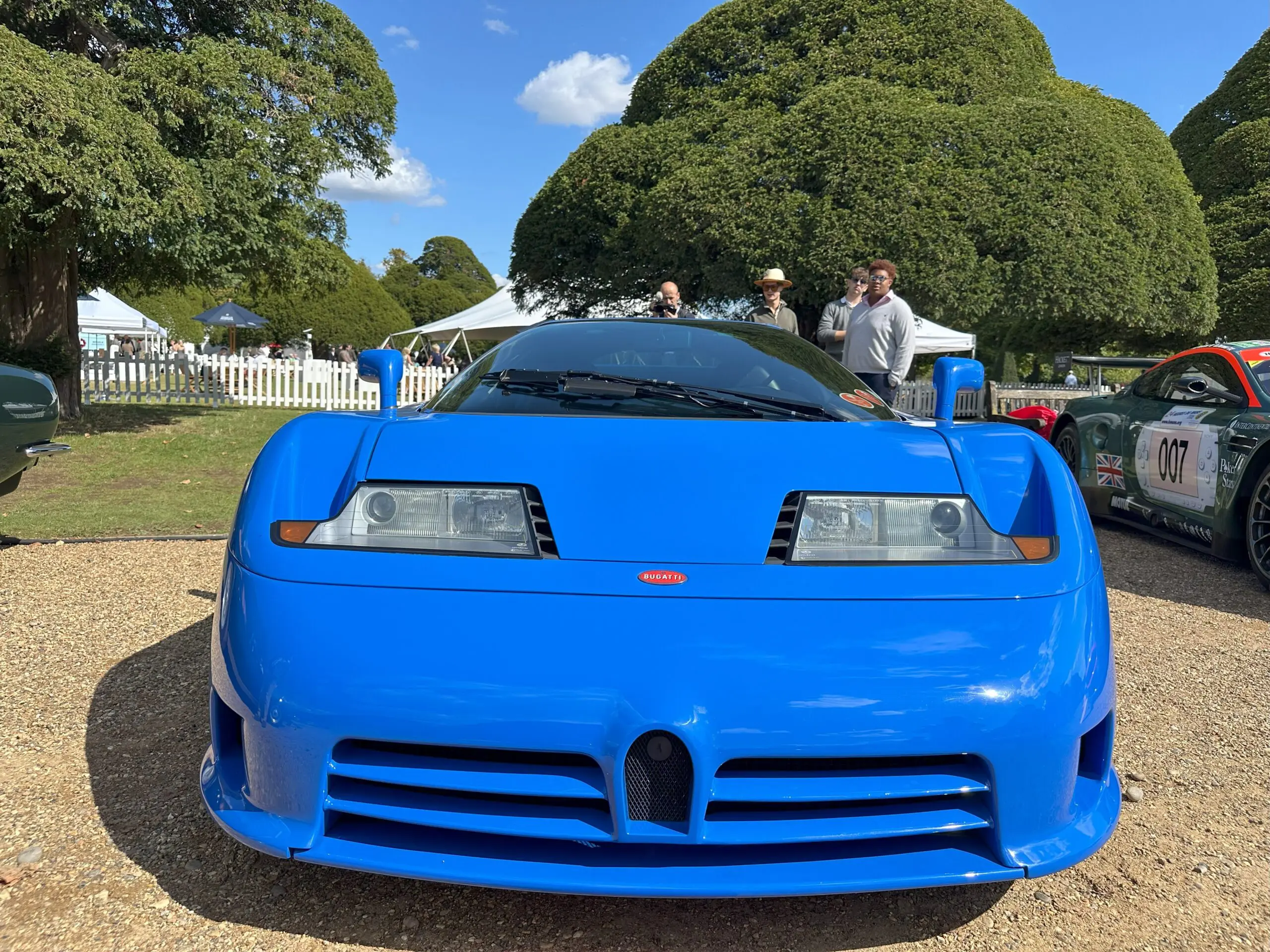 Concours of Elegance 2025 (1994 Bugatti EB110 America - low front view)