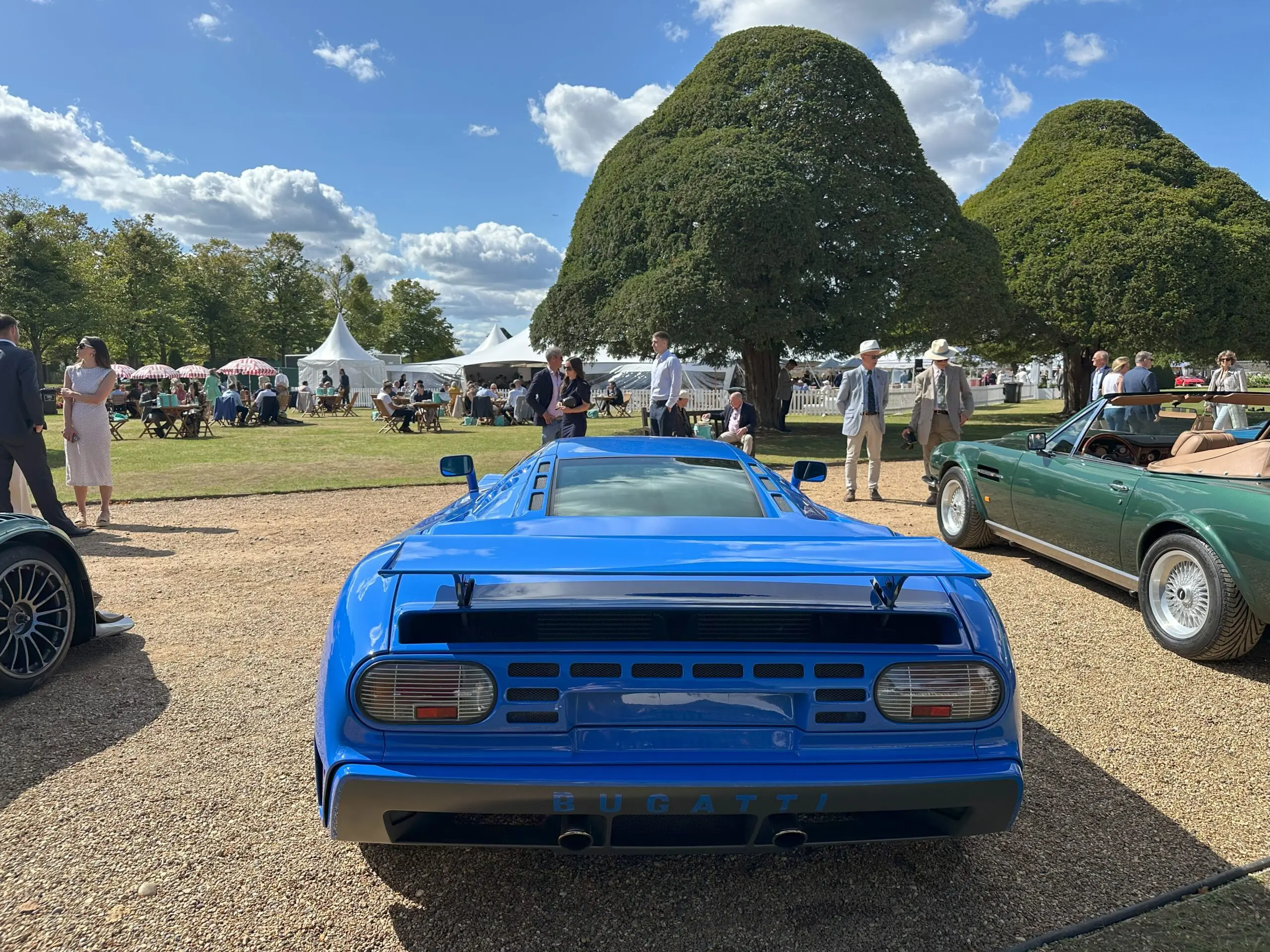 Concours of Elegance 2025 (1994 Bugatti EB110 America - rear view)