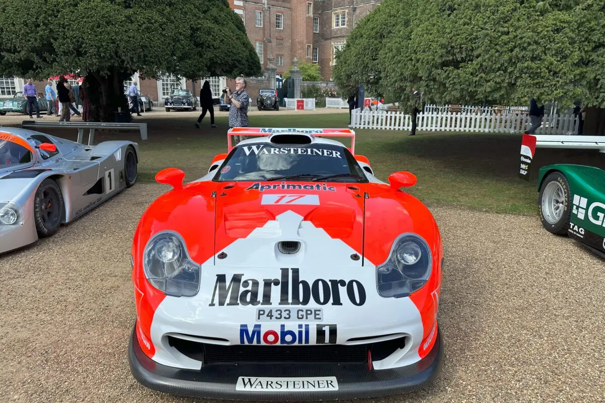 Concours of Elegance 2025 (1997 Porsche 993 GT1 Evo - front)