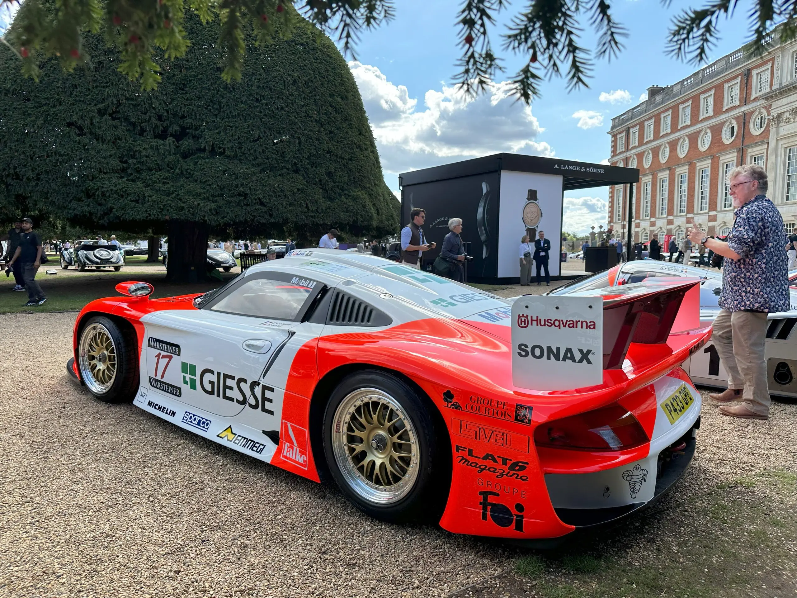 Concours of Elegance 2025 (1997 Porsche 993 GT1 Evo - side rear)