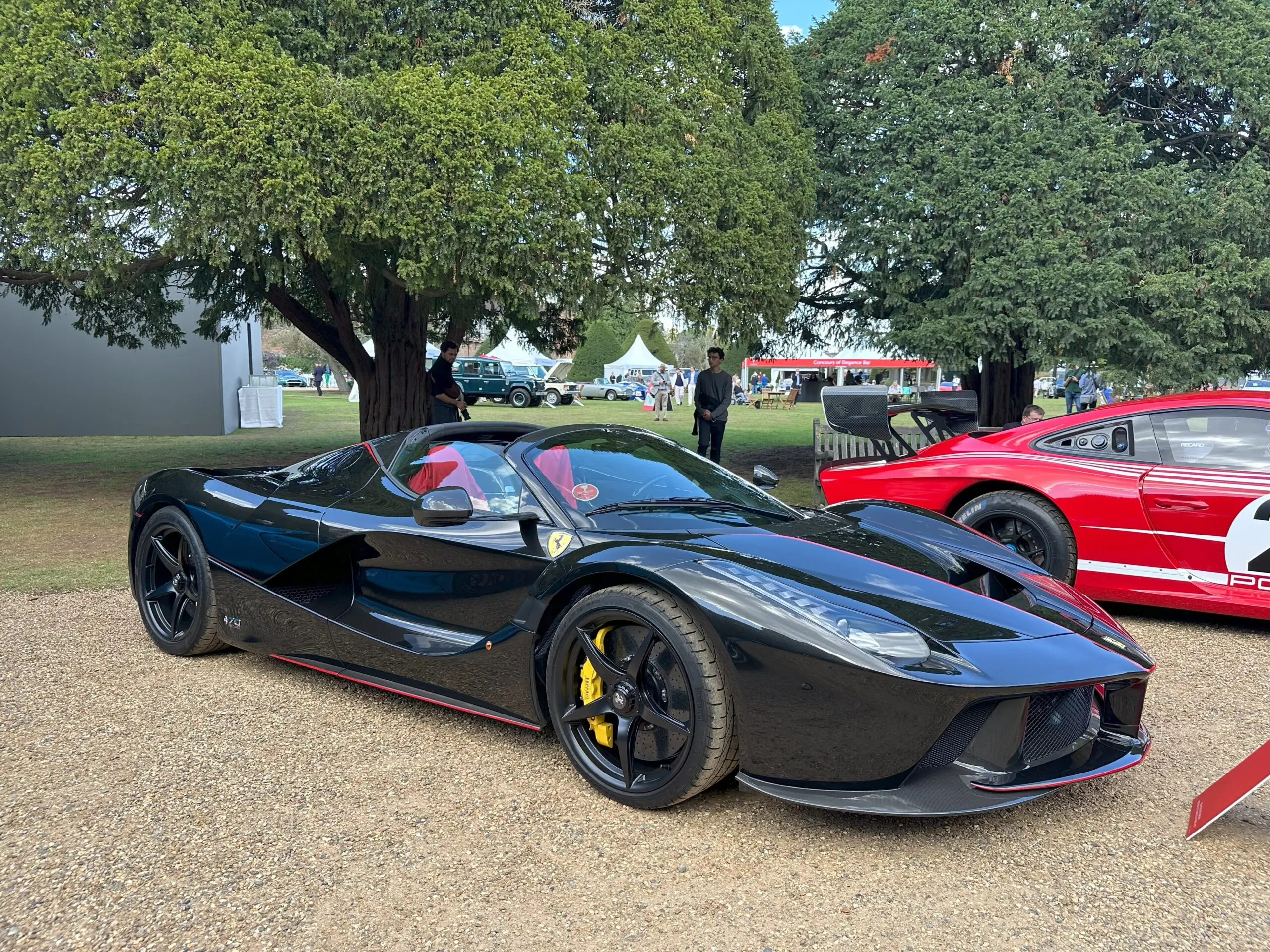 Concours of Elegance 2025 (2017 Ferrari LaFerrari Aperta - front side view)