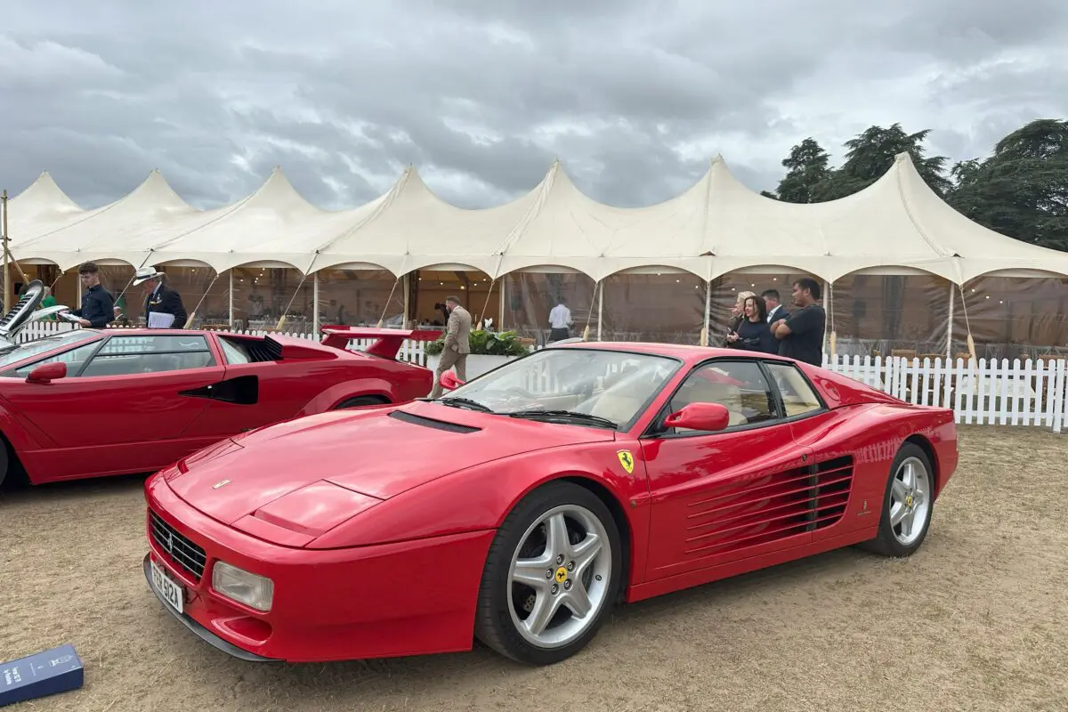 Salon Prive 2025 (Ferrari 512 TR - front side view 2)