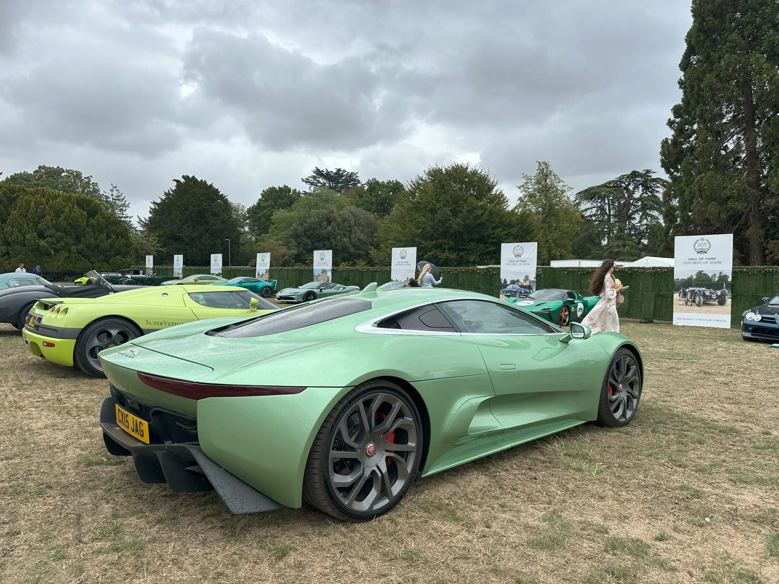 Salon Prive 2025 (Jaguar C-X75 - rear side view)
