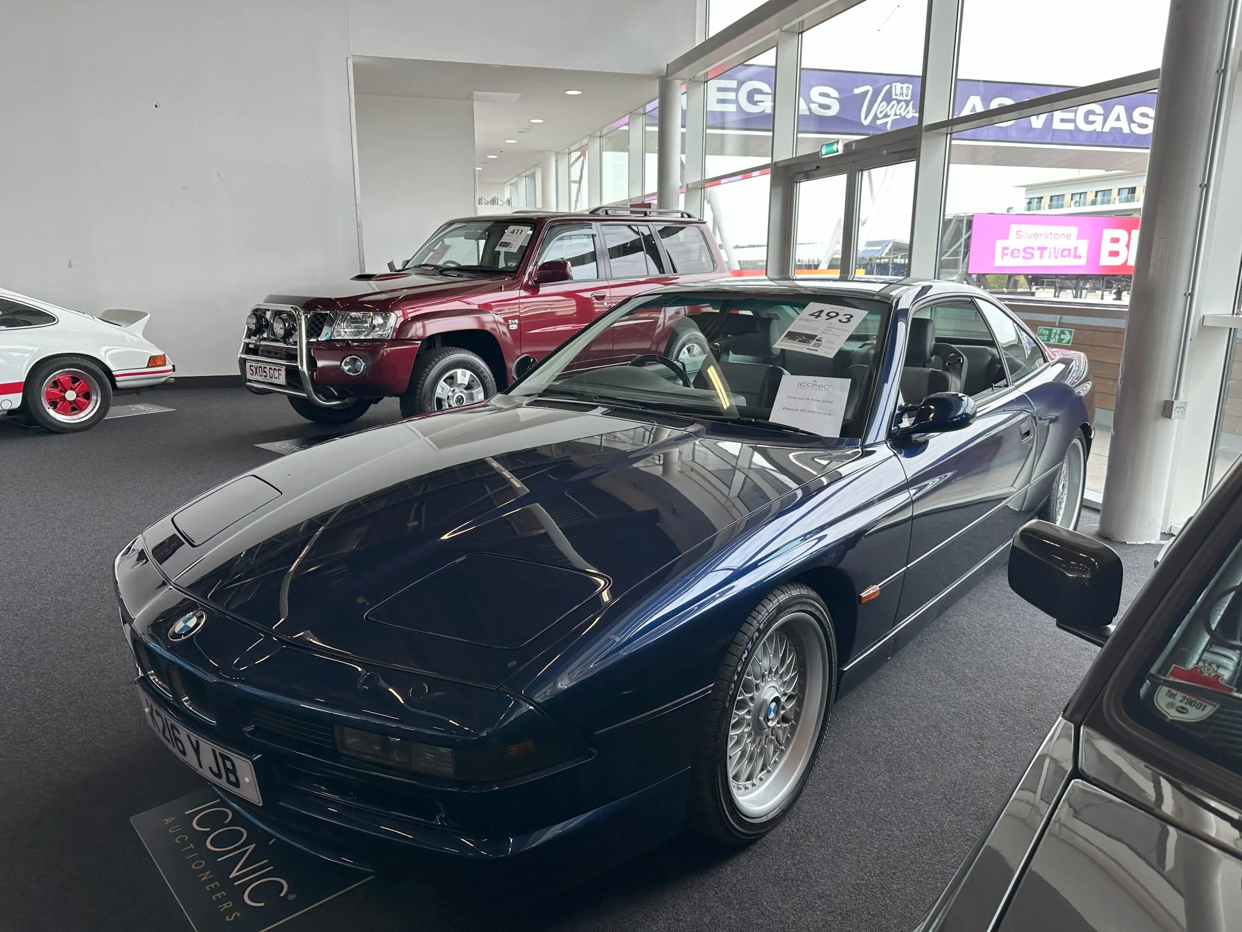 Silverstone Festival 2025 (1993 BMW 850CSi - front side view)