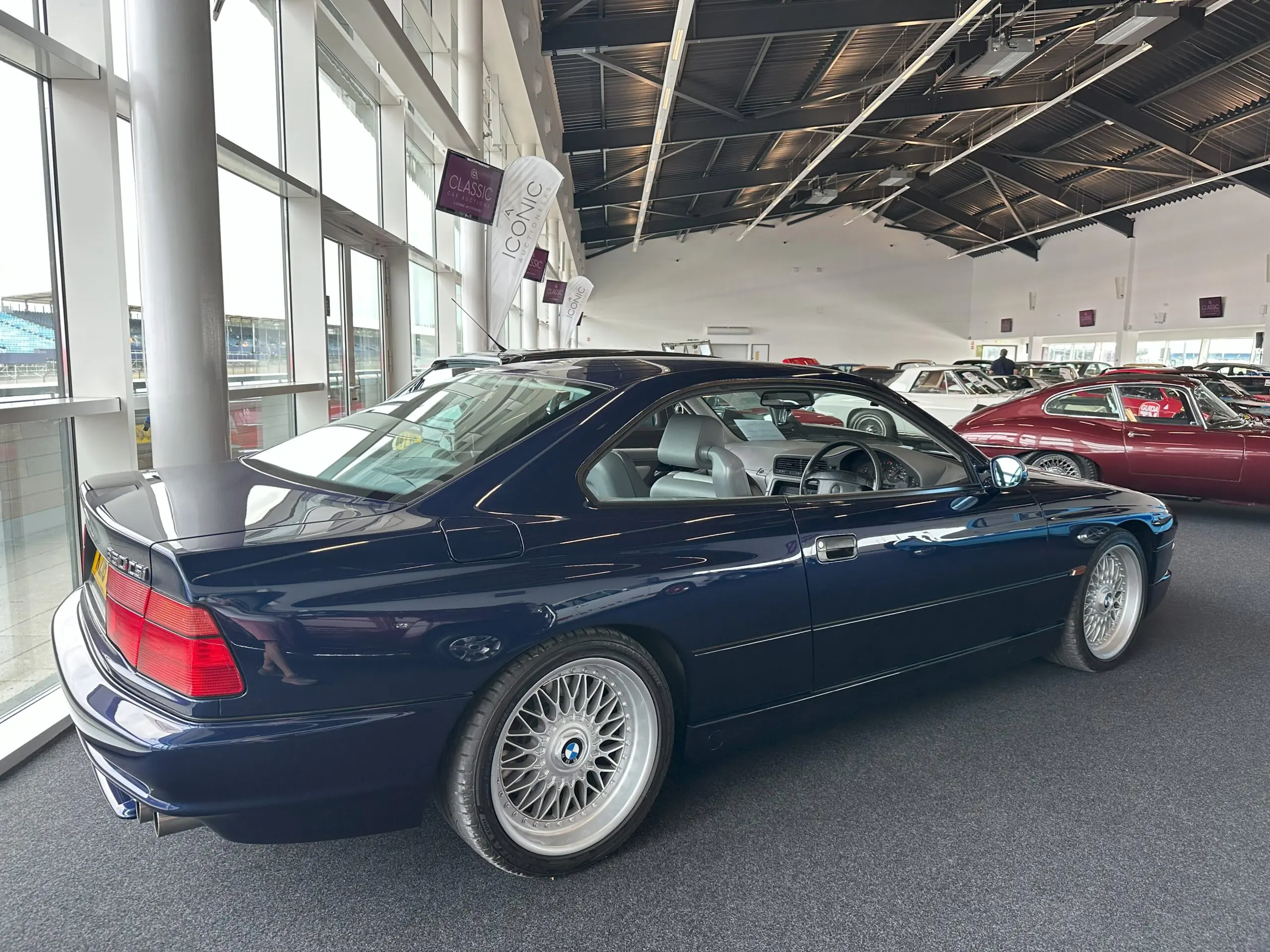 Silverstone Festival 2025 (1993 BMW 850CSi - side rear view)
