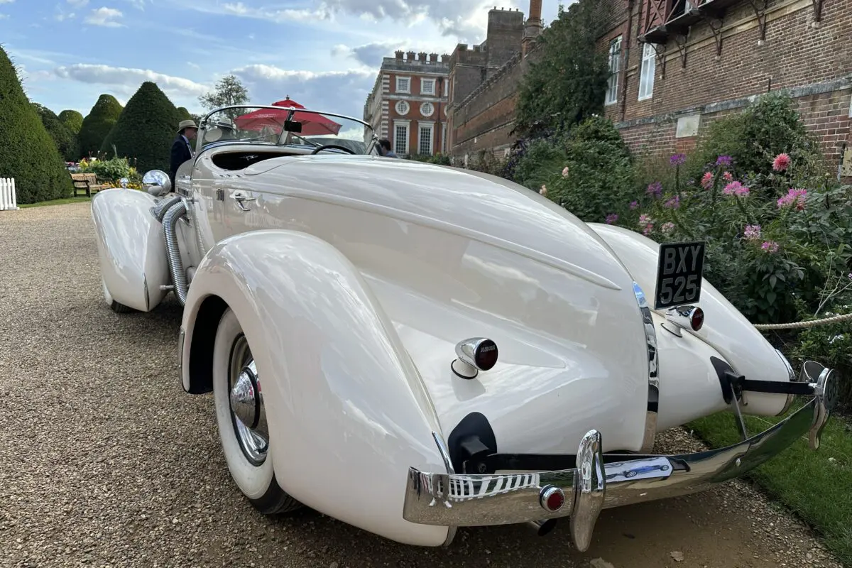 Concours of Elegance 2025 (1935 Auburn 851 Speedster - rear)