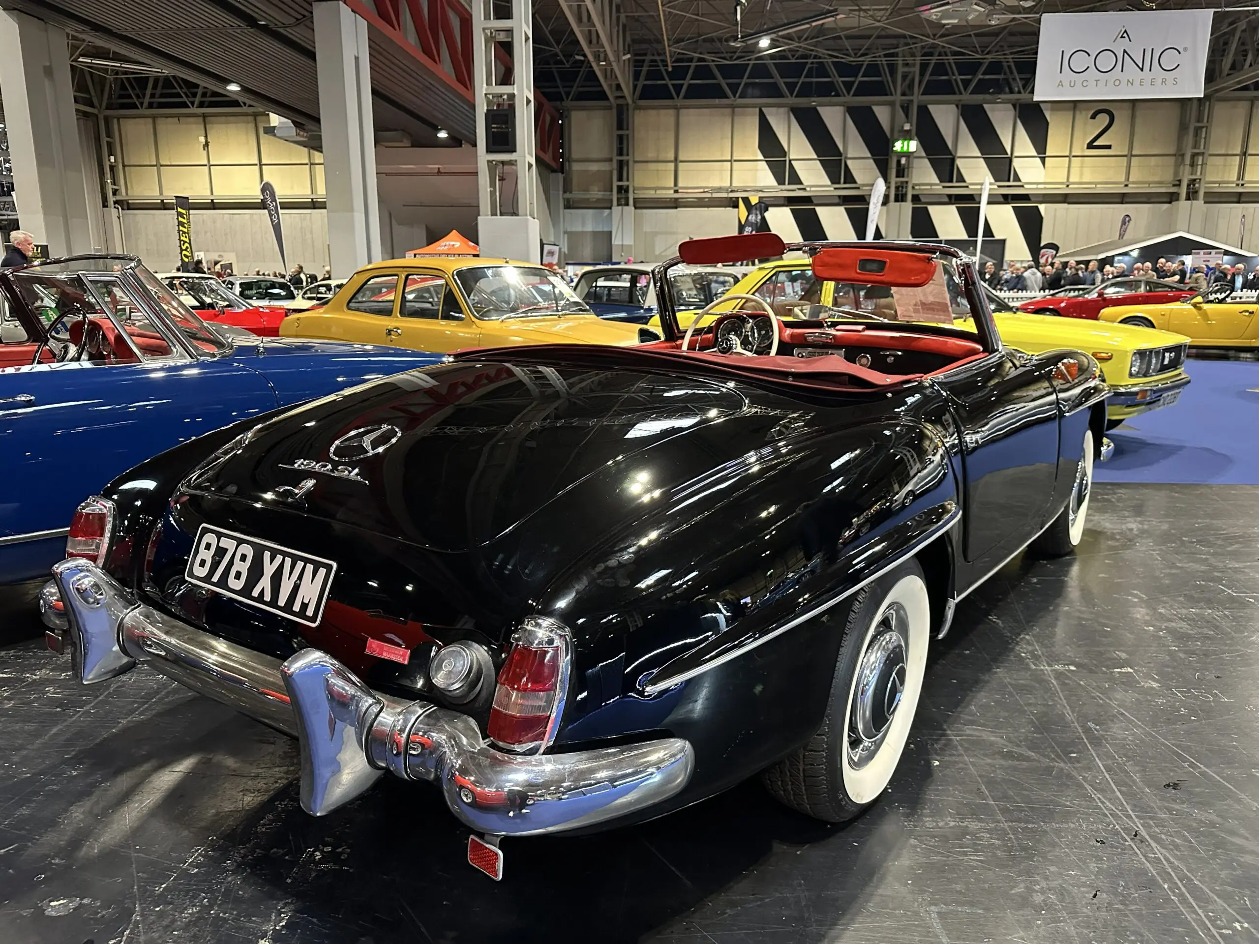 Classic Motor Show 2025 (1956 Mercedes-Benz 190 SL - rear side view)