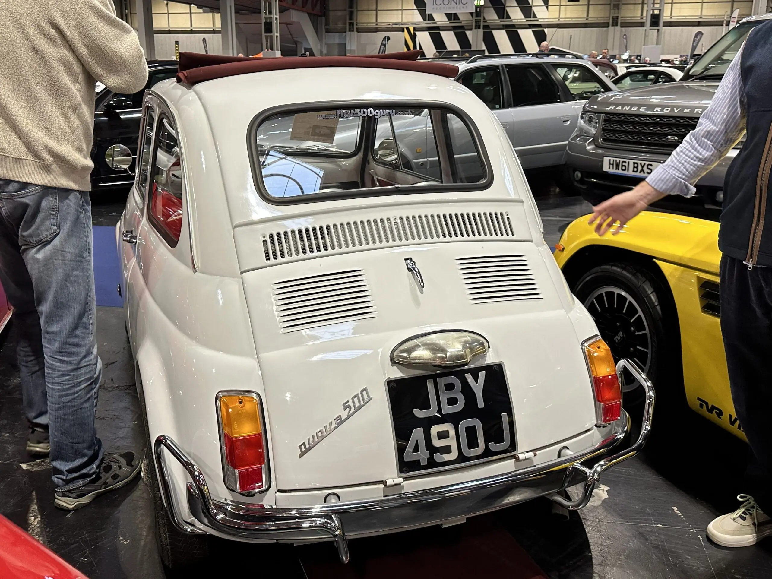Classic Motor Show 2025 (1971 Fiat 500L - rear side view)