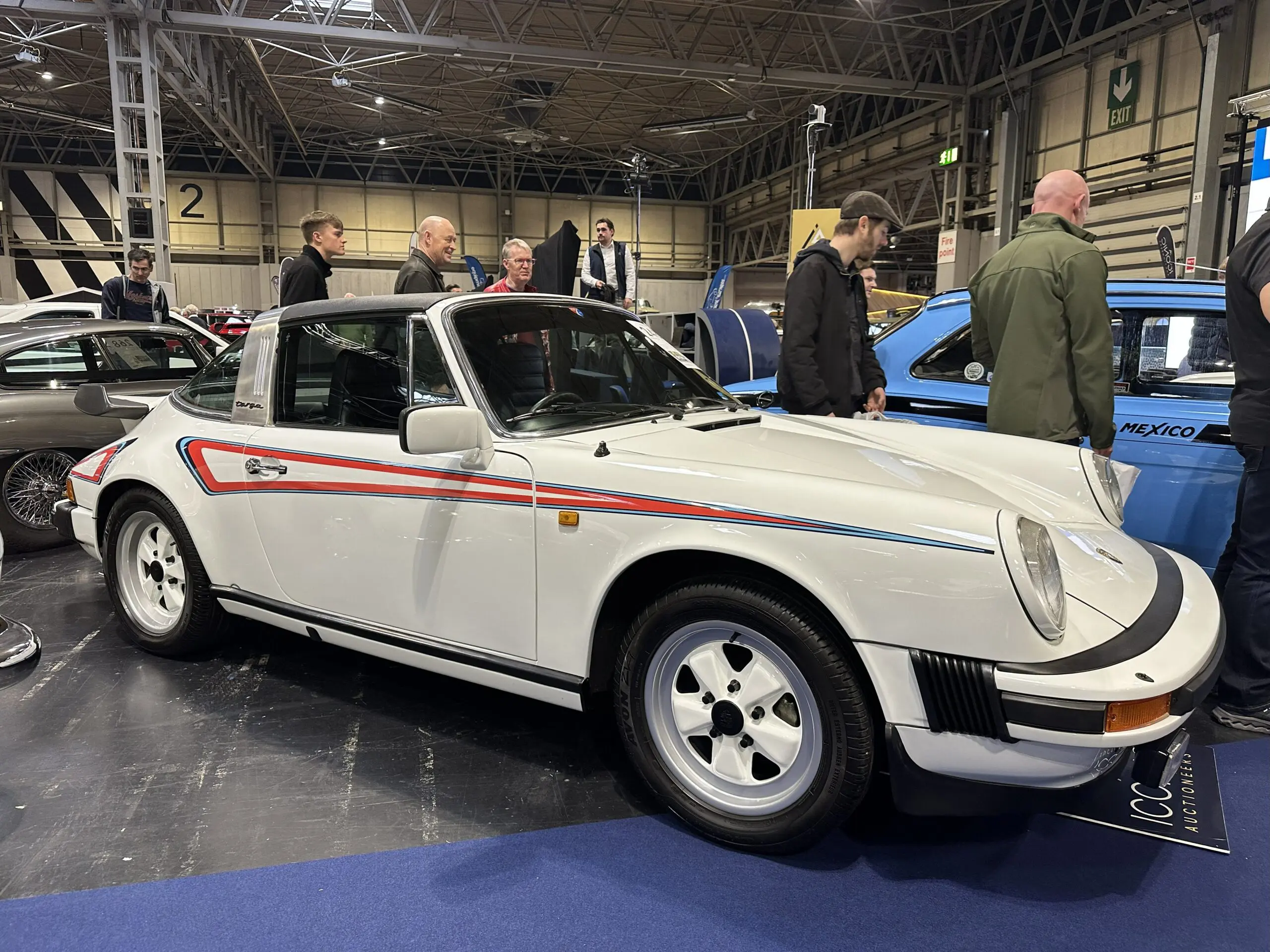Classic Motor Show 2025 (1979 Porsche 911 SC Targa - front side view)