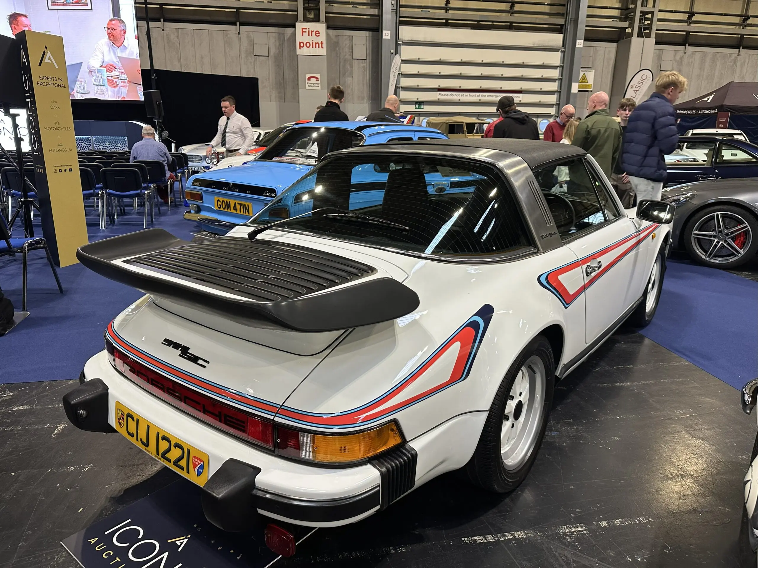 Classic Motor Show 2025 (1979 Porsche 911 SC Targa - rear side view)