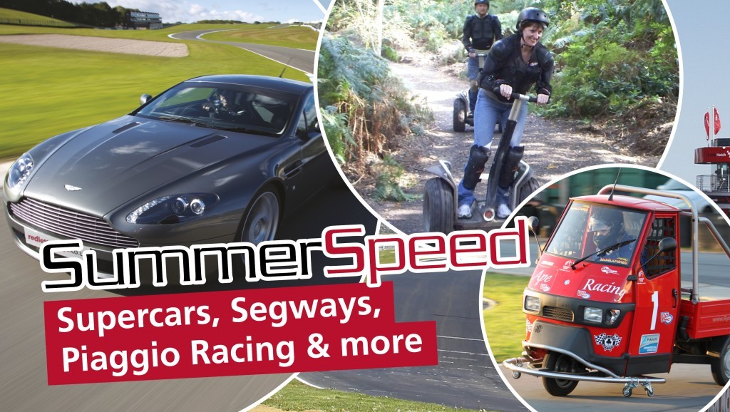 Summer Speed supercars, segways, piaggio racing and more