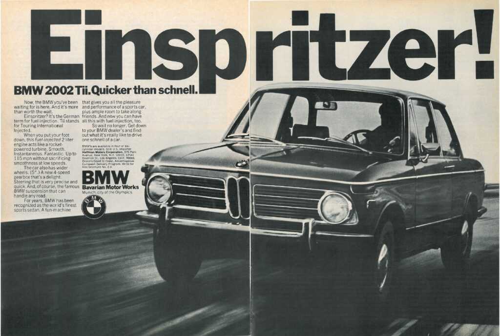 BMW 20023 Tii Advert