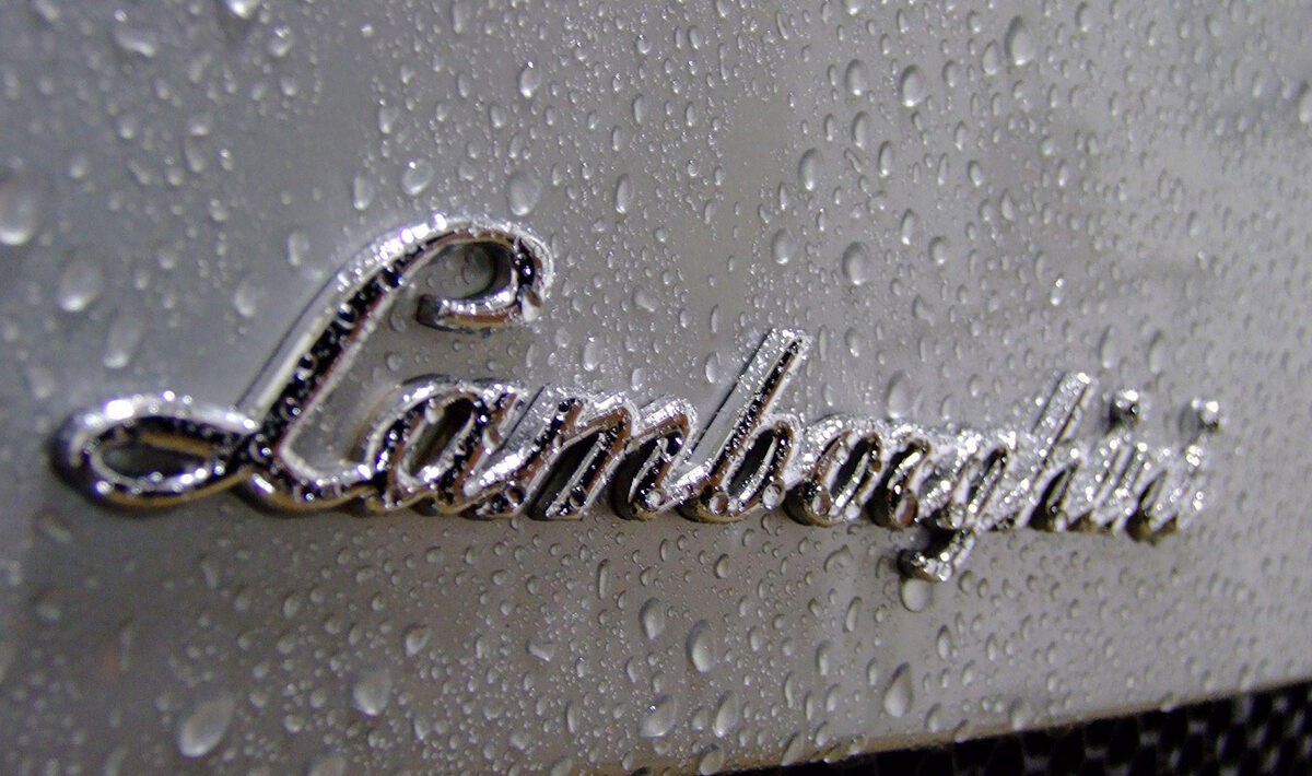 Lamborghini Logo on car