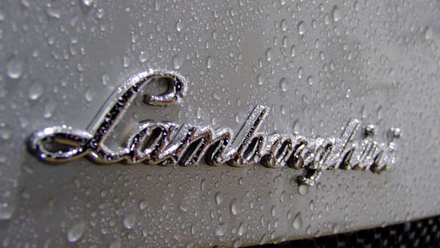 Lamborghini Logo on car