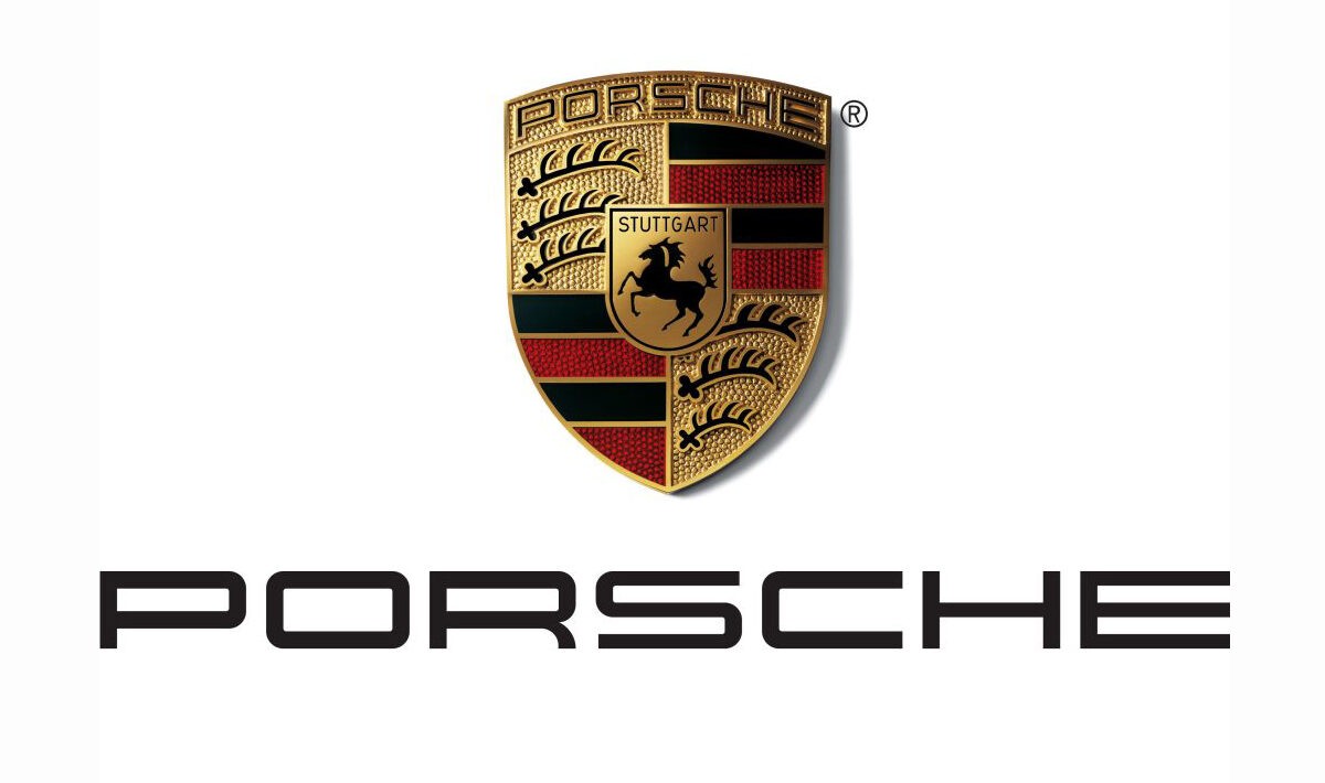 Porsche Emblem and Text