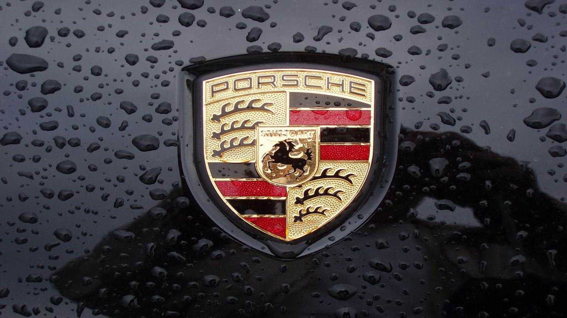 Porsche Logo on a car