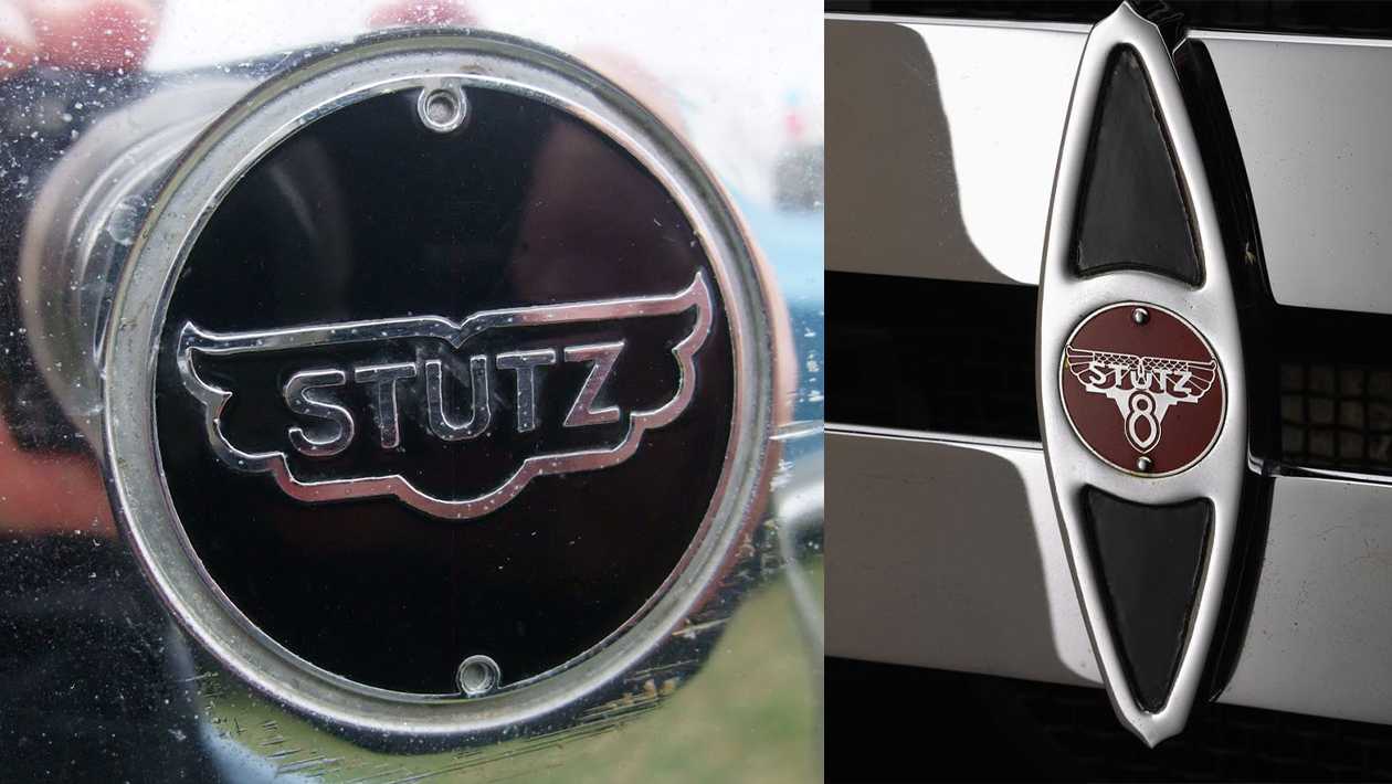 Stutz Model M bumper badge + hub