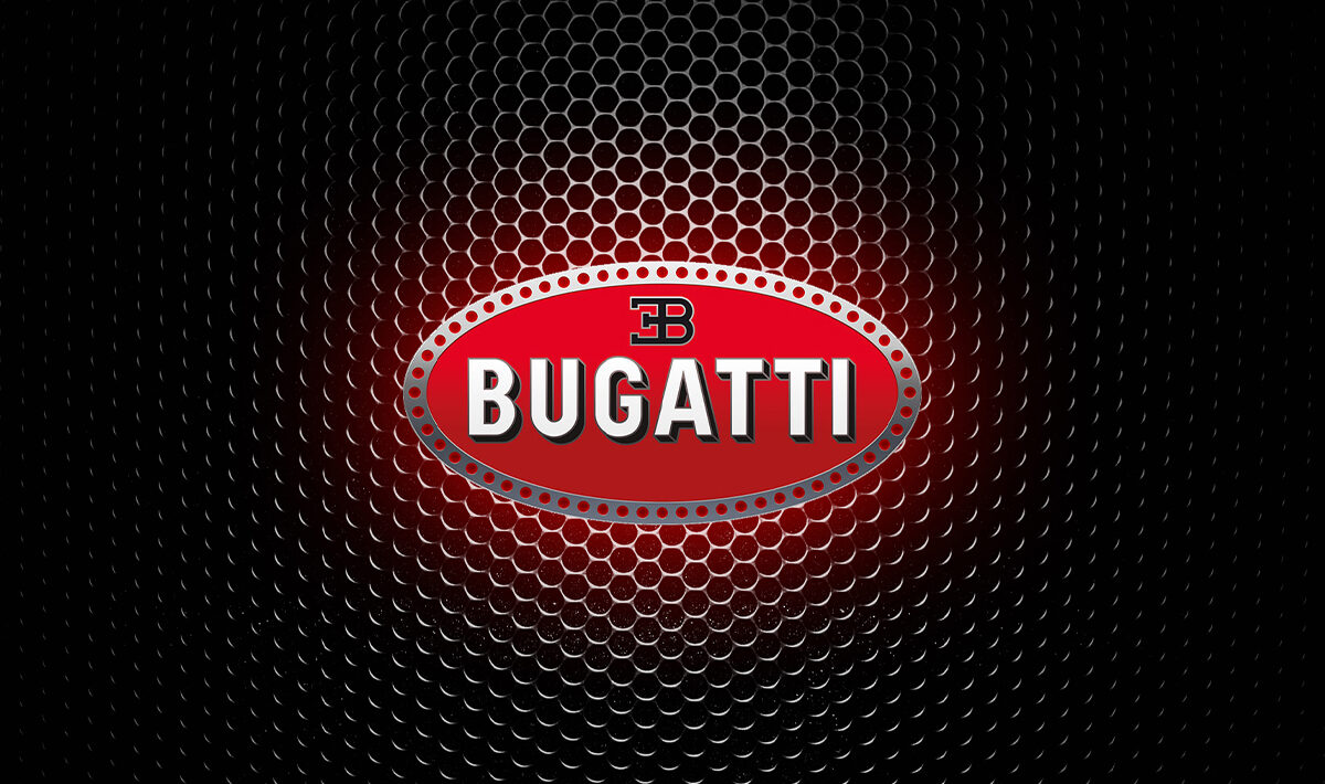 Bugatti Logo on a Grill