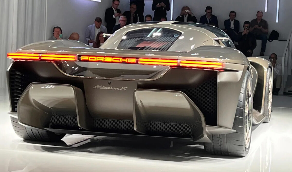 Porsche Mission X Reveal Back