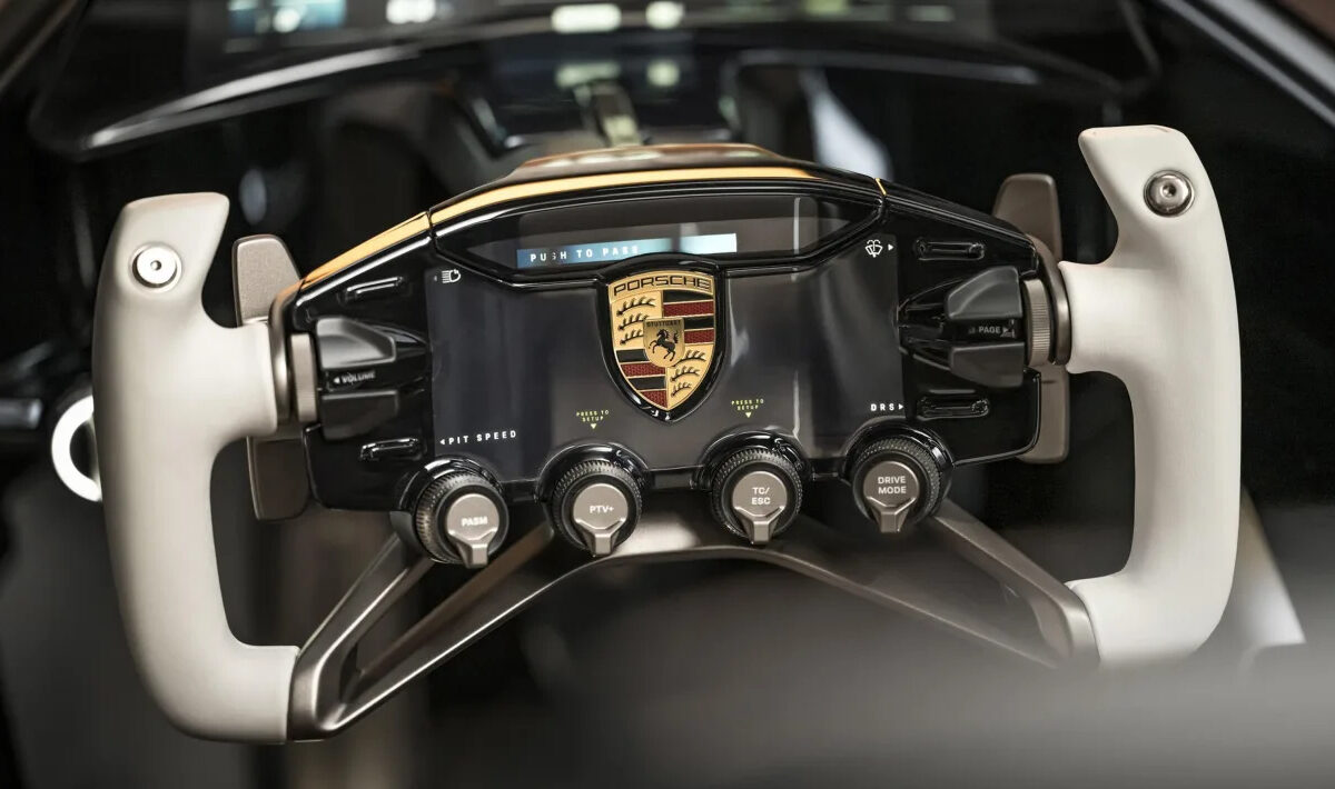 Porsche Mission X Steering Wheel