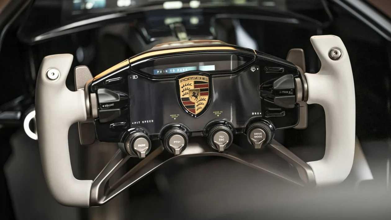 Porsche Mission X Steering Wheel