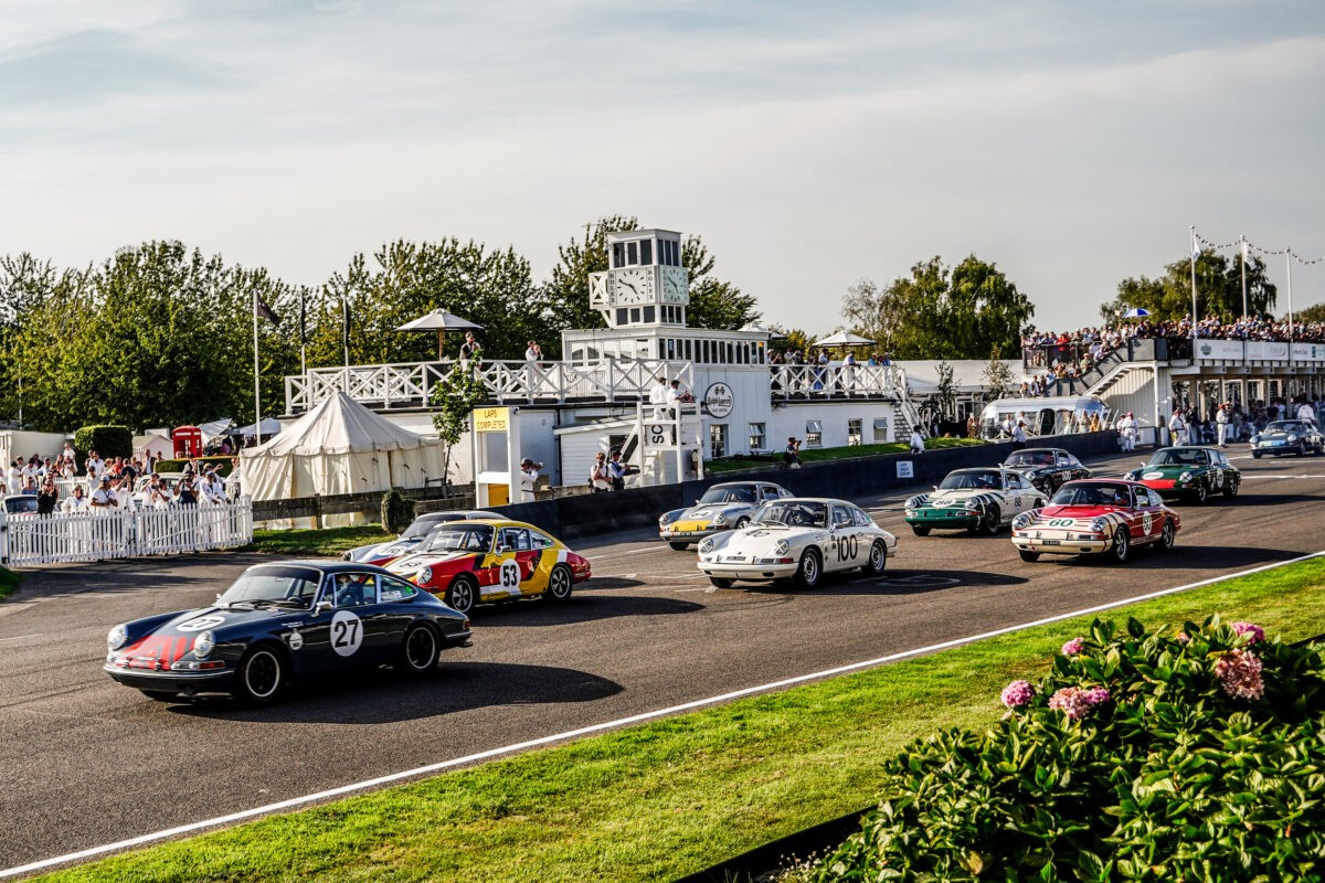 Cars at the Fordwater Trophy at the 2023 Goodwood Revival ran on sustainable fuel