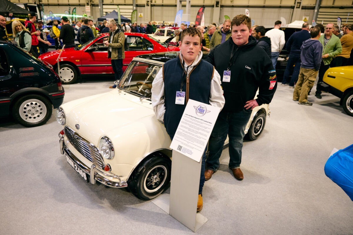 Pride of Ownership 2nd Place Ryan & Liam Rippard Mini - Classic Motor Show (10-12/11/23)