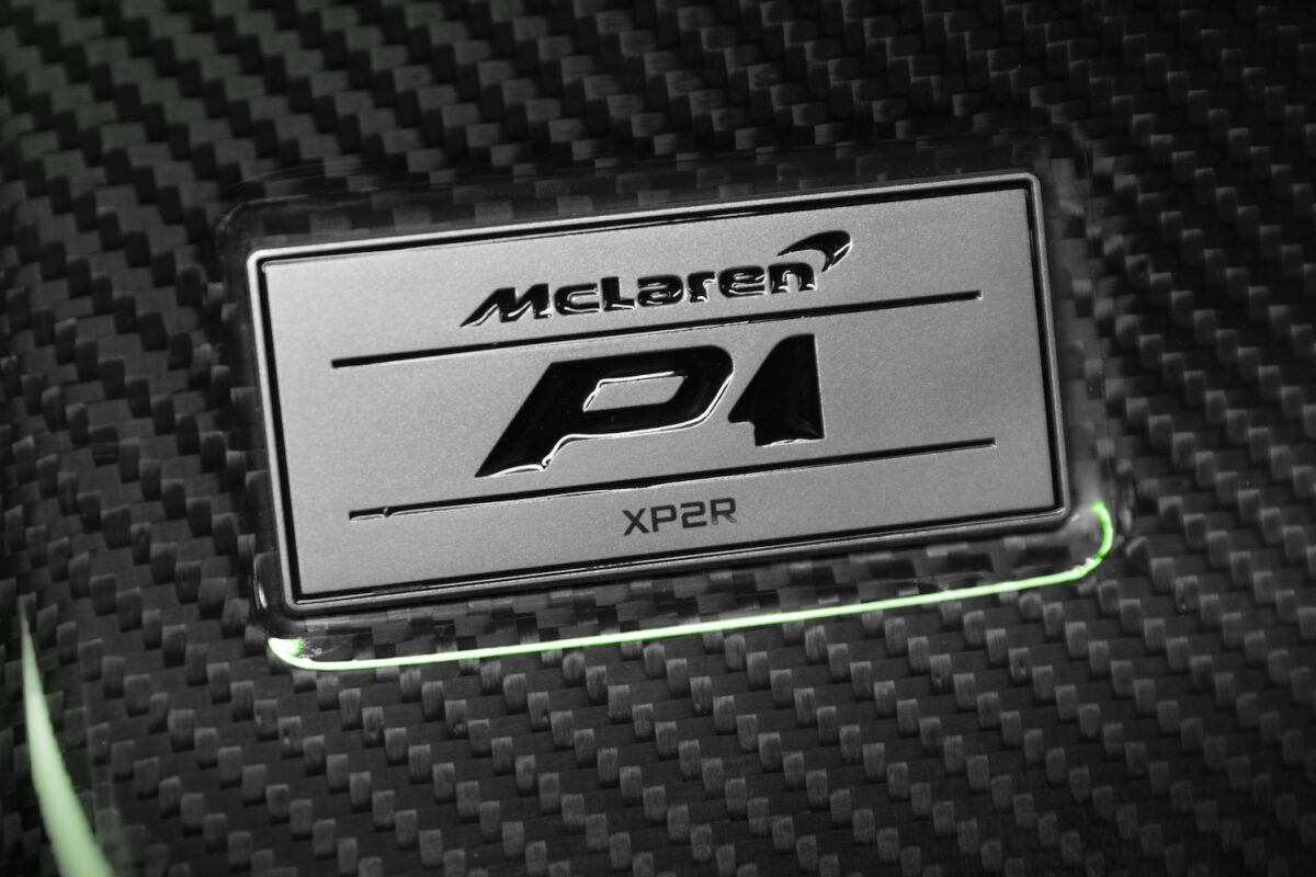 McLaren P1 XP2R Badge