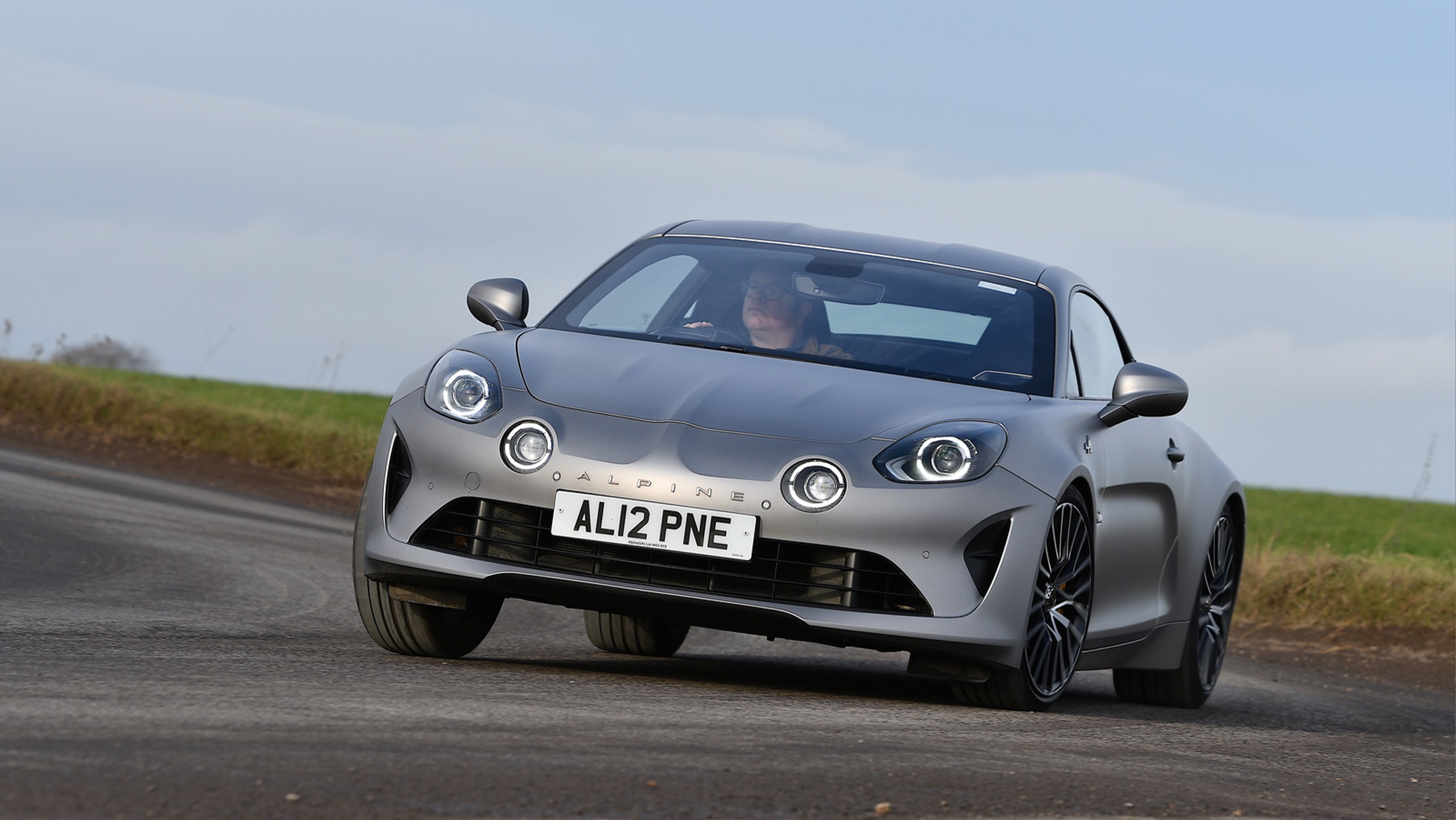 Alpine A110 Front On Road