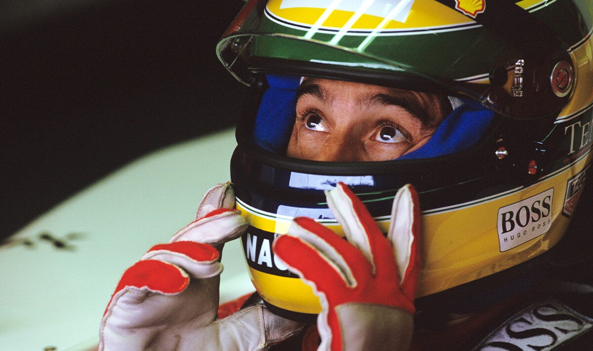 Close Up of Ayrton Senna