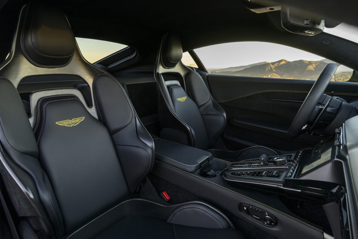 Aston Martin Vantage Front Seats