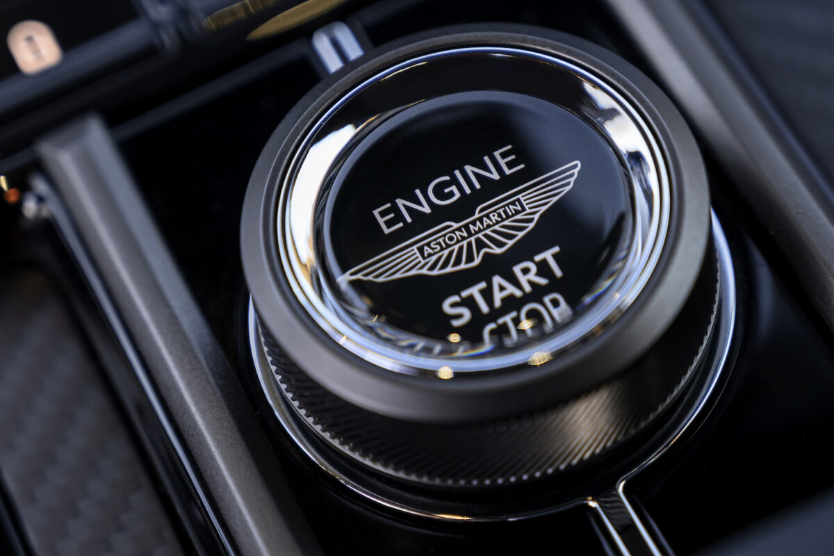 Aston Martin Vantage Engine Start Button
