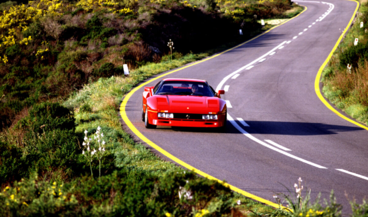 Ferrari GTO Turning