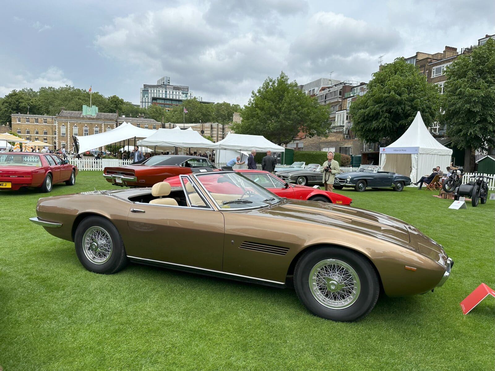 1969 Maserati Ghibli Spyder, Profile, London Concours 2024