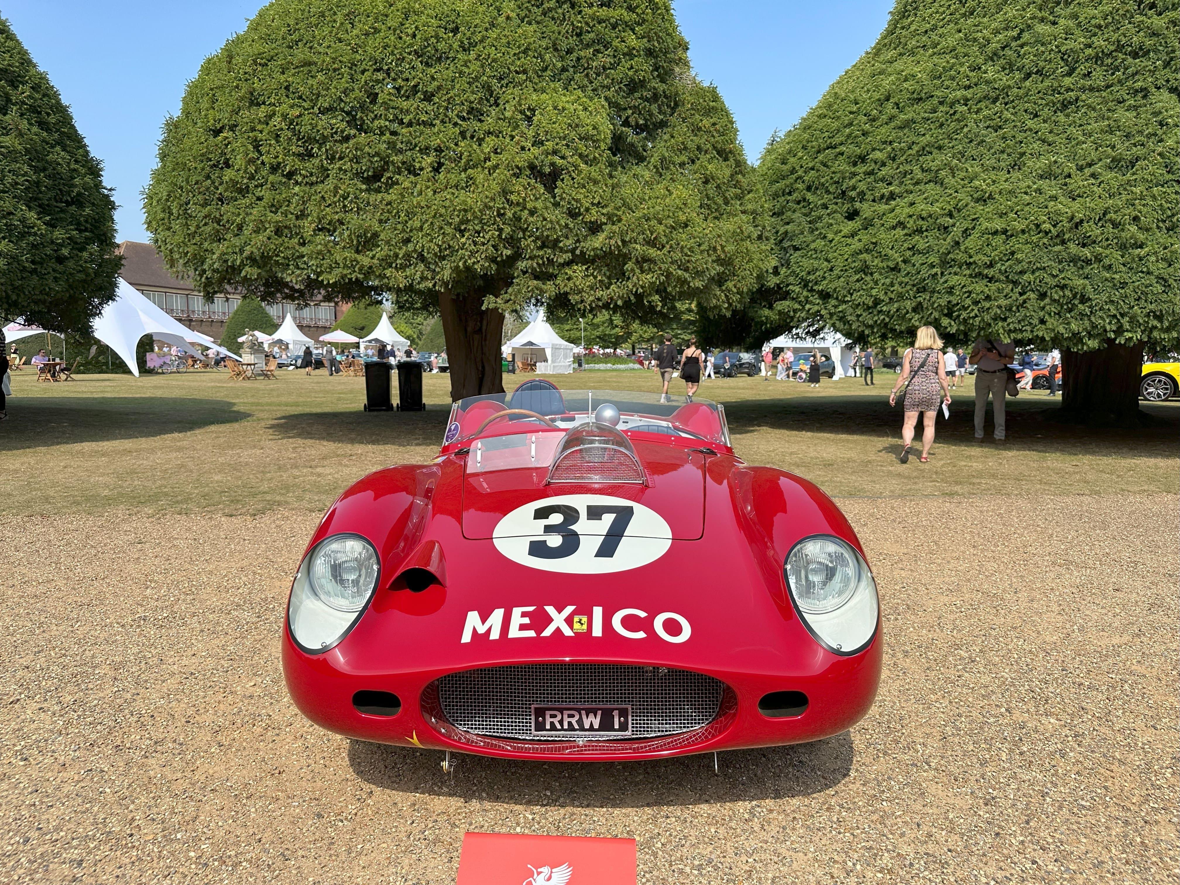 1959 Ferrari Dino 196 S Spider, Front Centre, Concours of Elegance 2024 at Hampton Court Palace